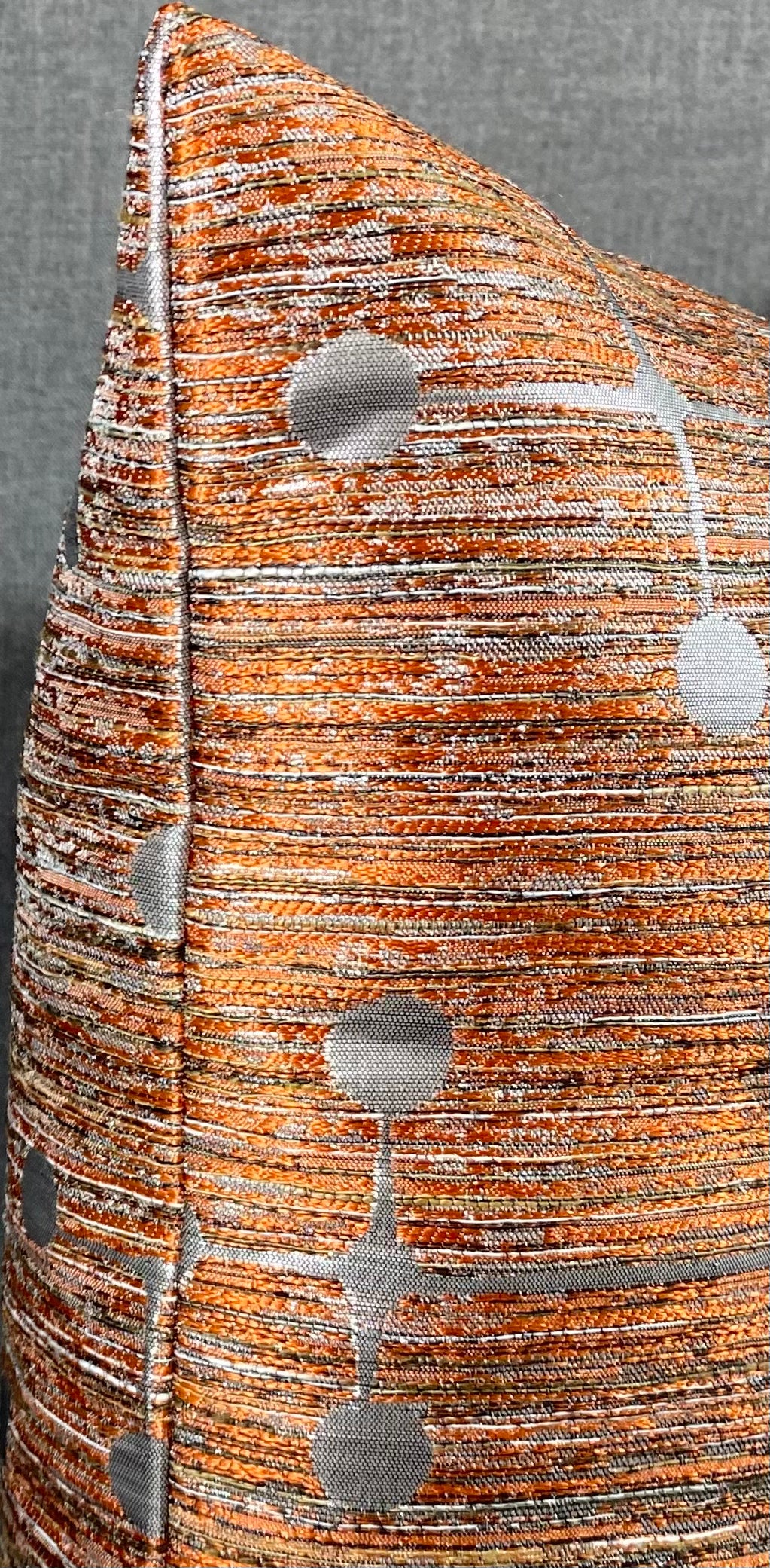 Luxury Lumbar Pillow - 24” x 14”- Morse Copper