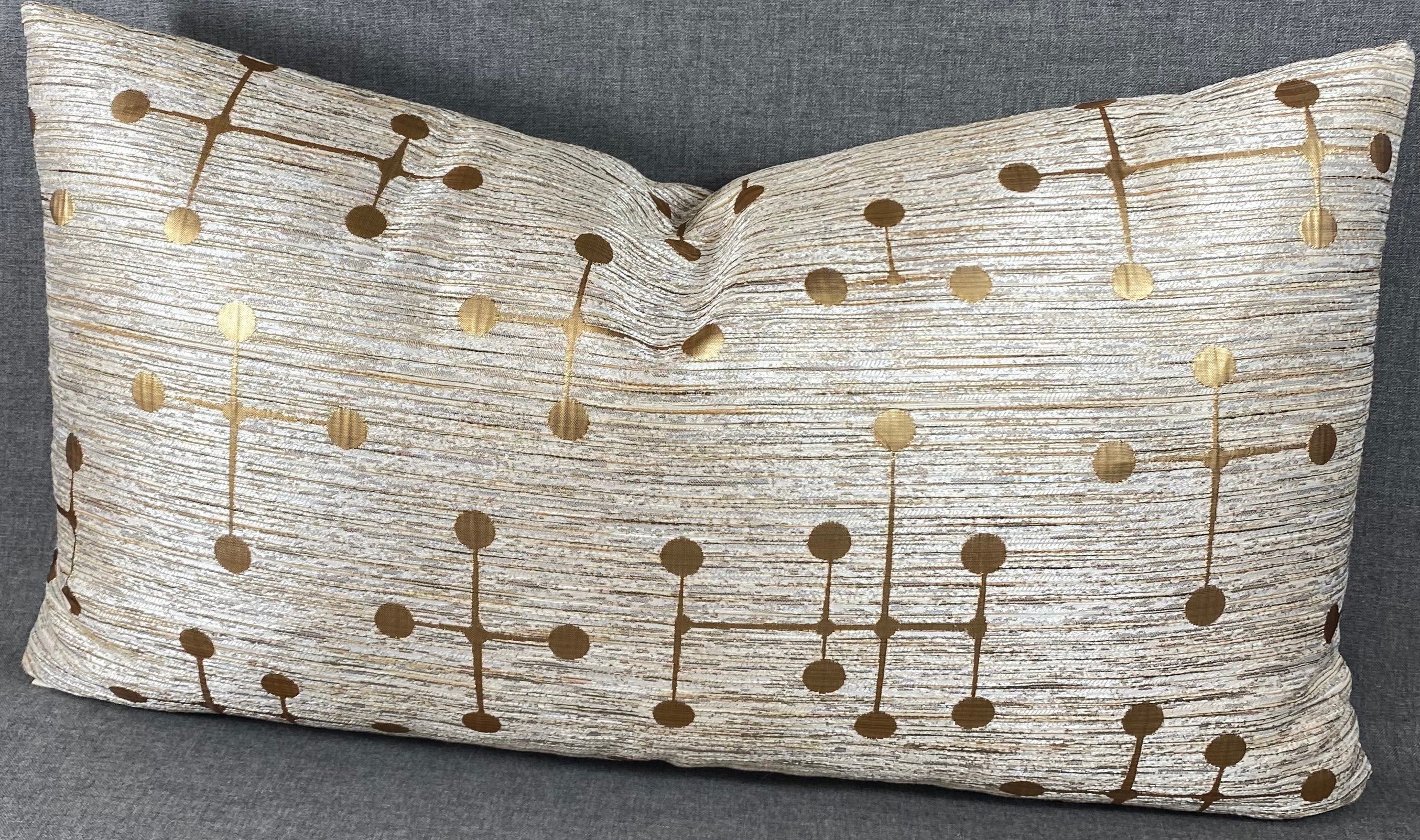 Luxury Lumbar Pillow - 24" x 14" - Morse Gold