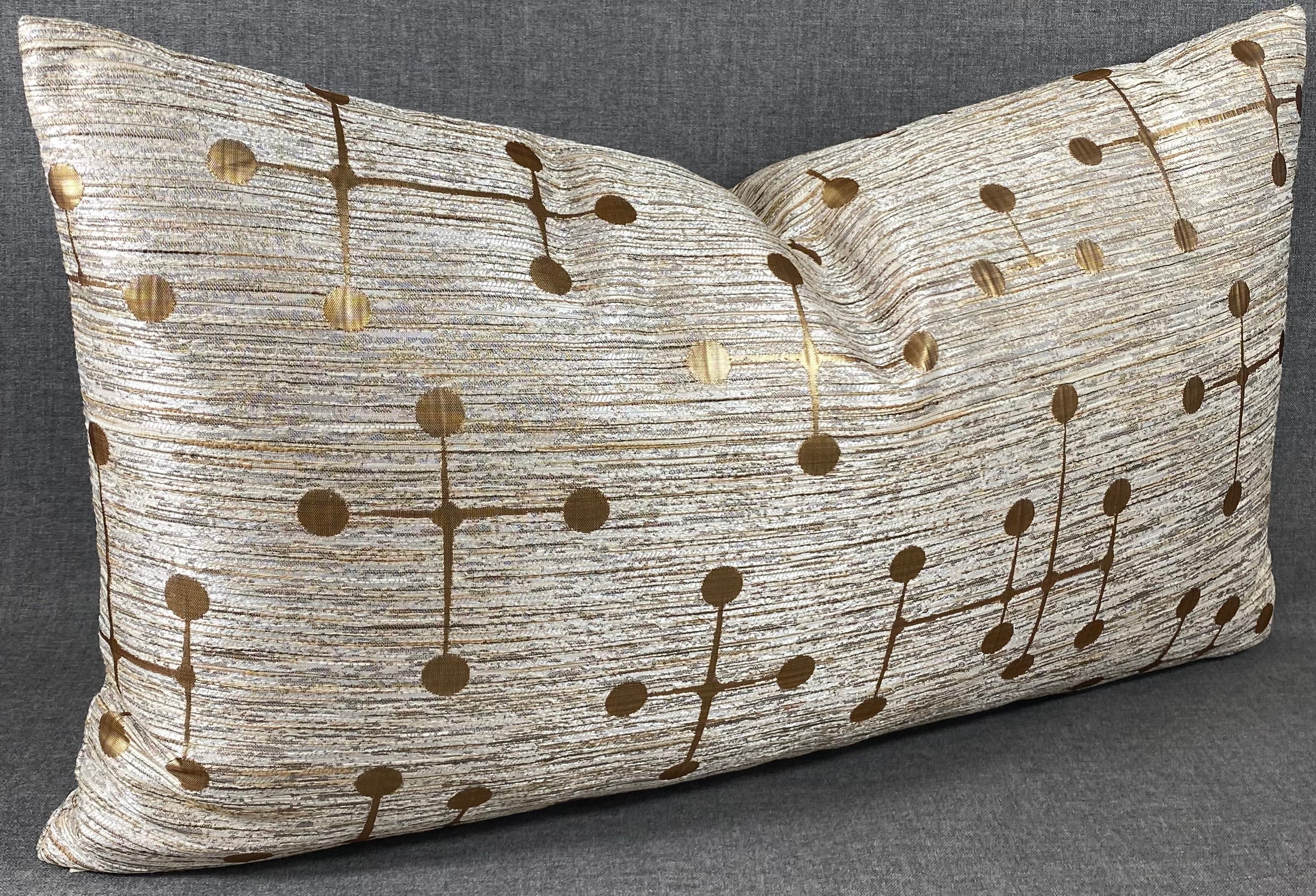 Luxury Lumbar Pillow - 24" x 14" - Morse Gold
