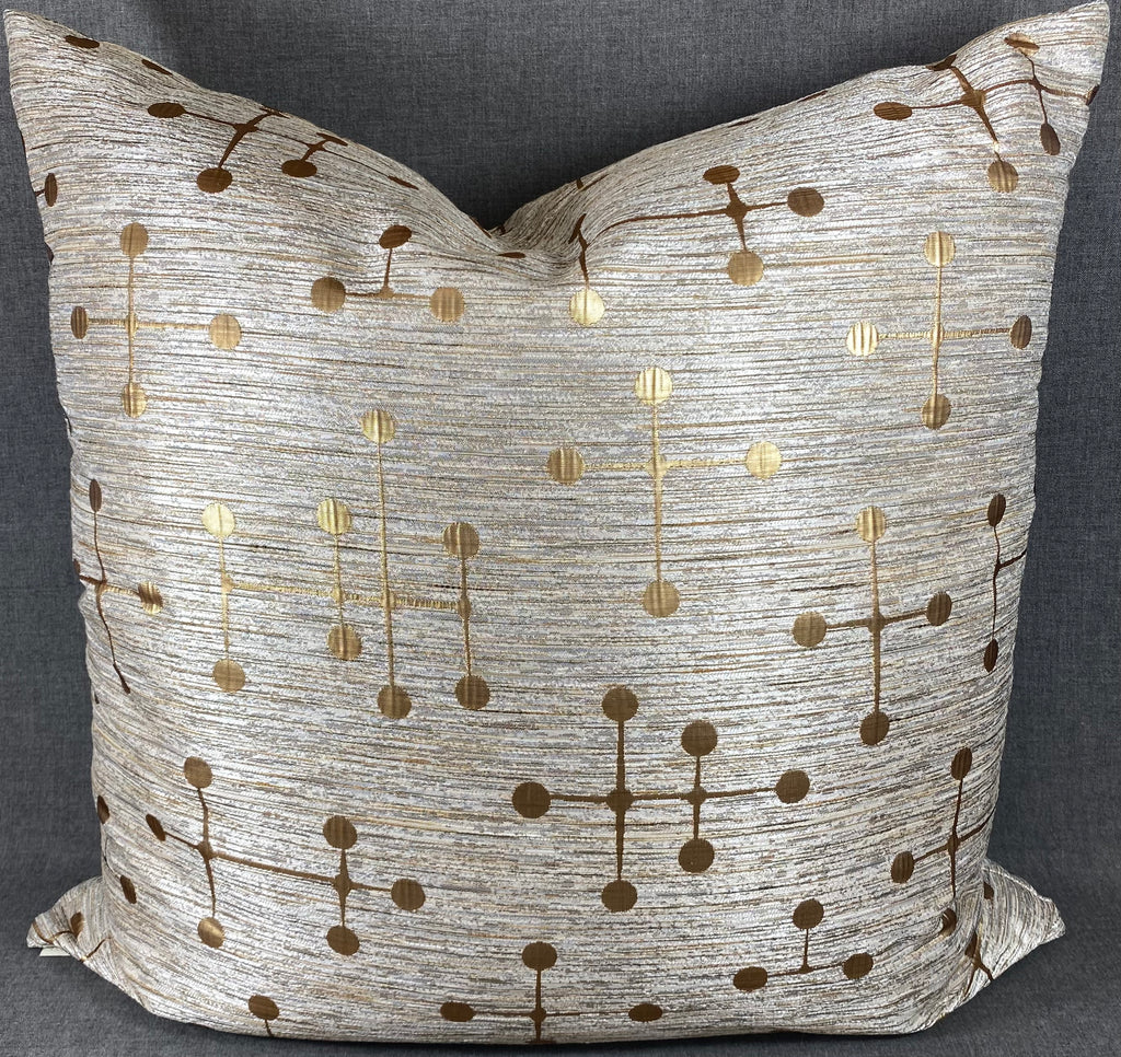 Luxury Pillow - 24" x 24" - Morse Gold
