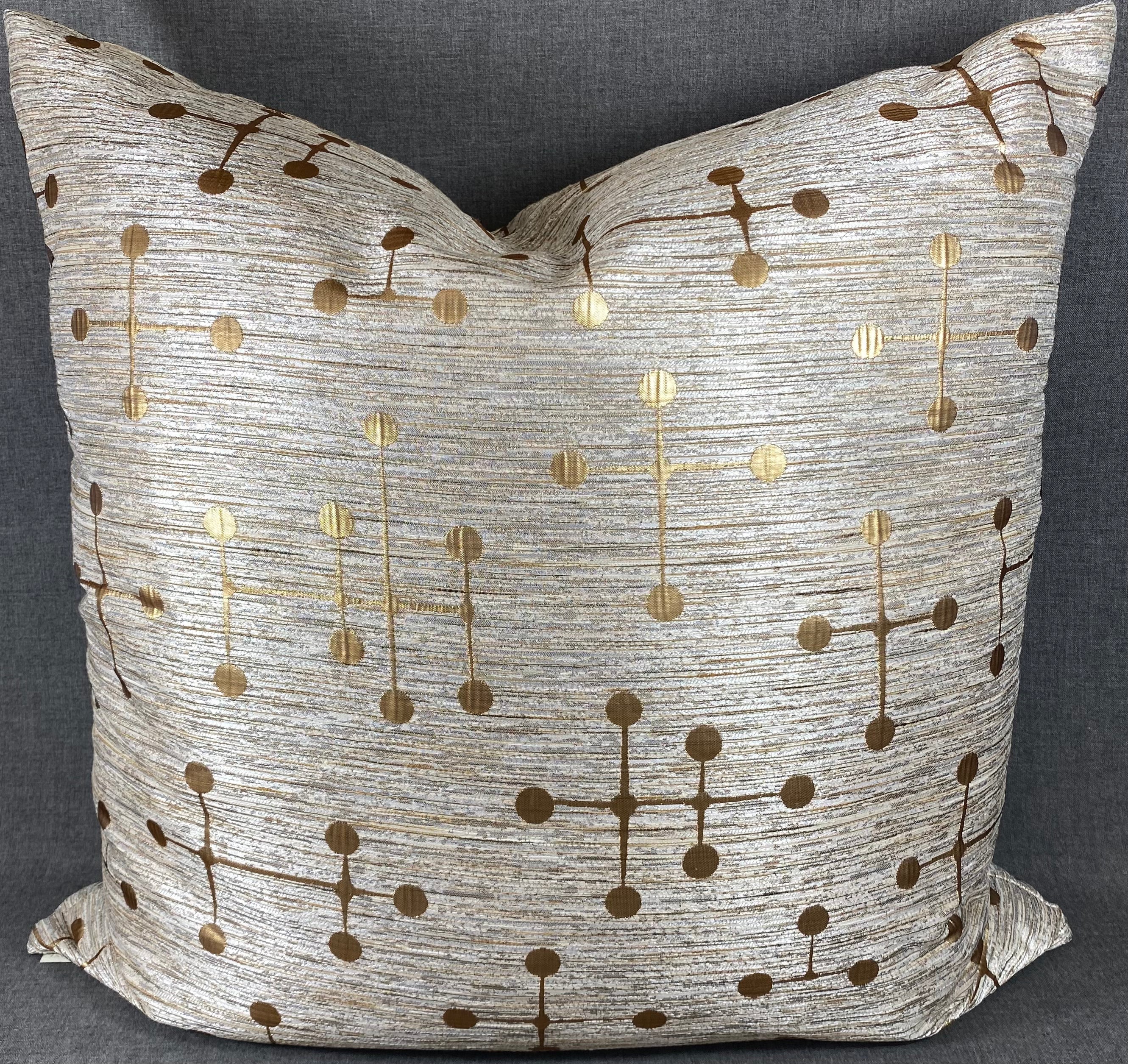 Luxury Pillow - 24" x 24" - Morse Gold