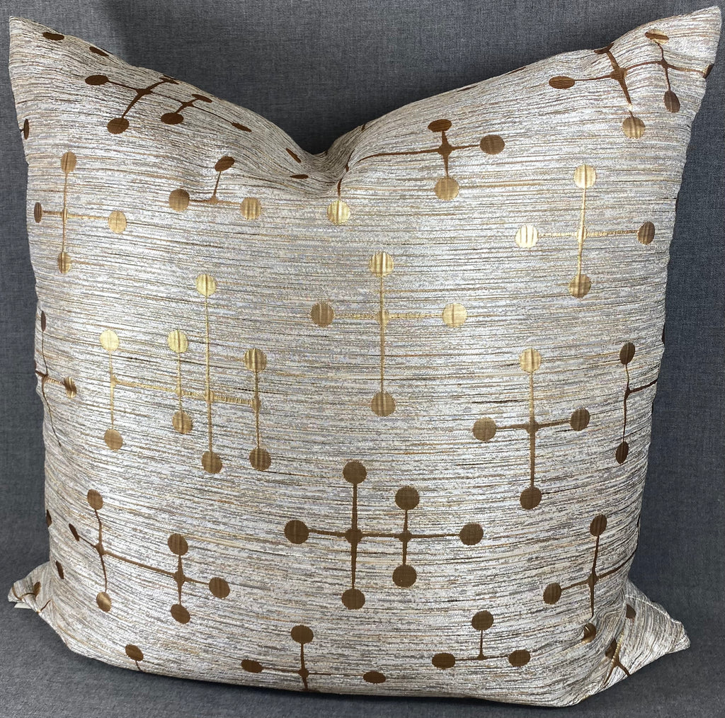 Luxury Pillow - 24" x 24" - Morse Gold