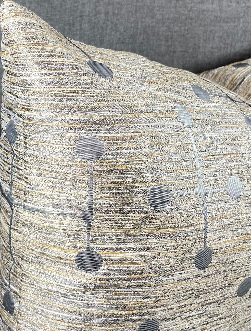 Luxury Lumbar Pillow - 24" x 14" - Morse -Silver