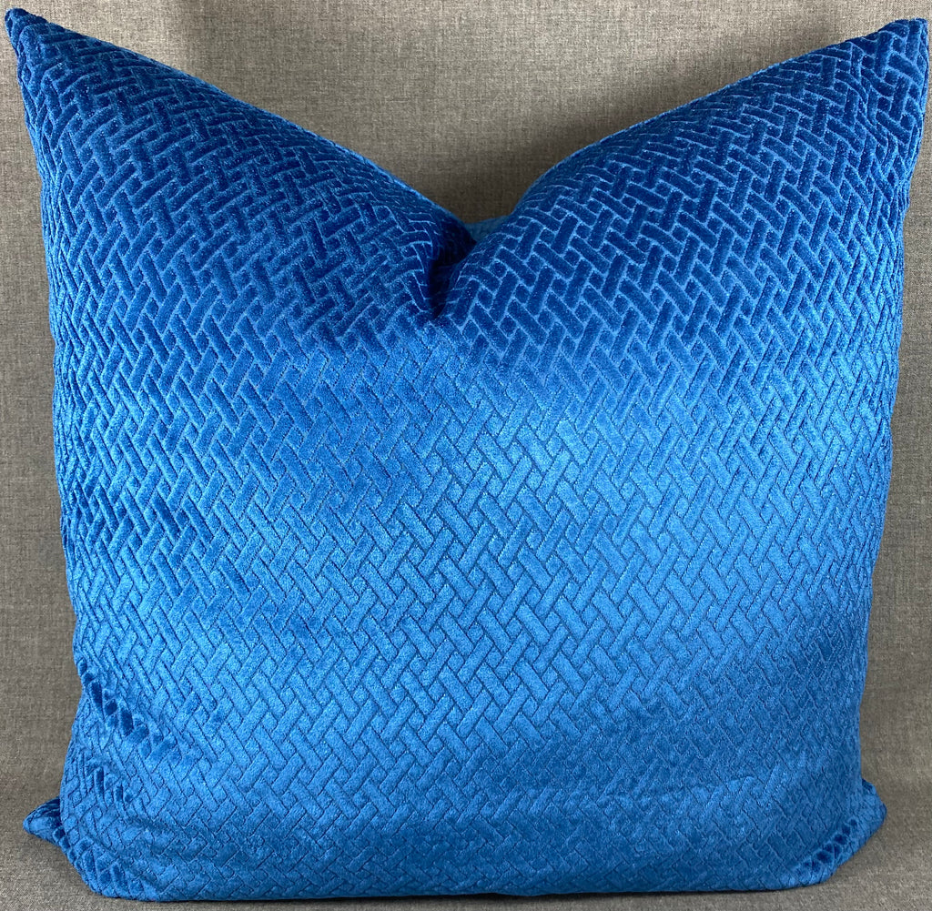 Luxury Pillow - 24” x 24” - Flex Blue