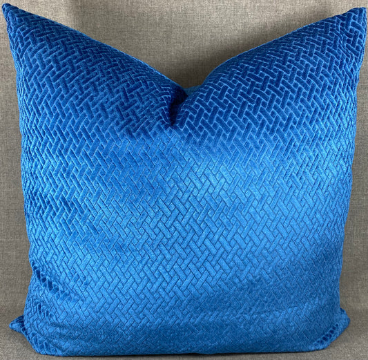Luxury Pillow - 24” x 24” - Flex Blue