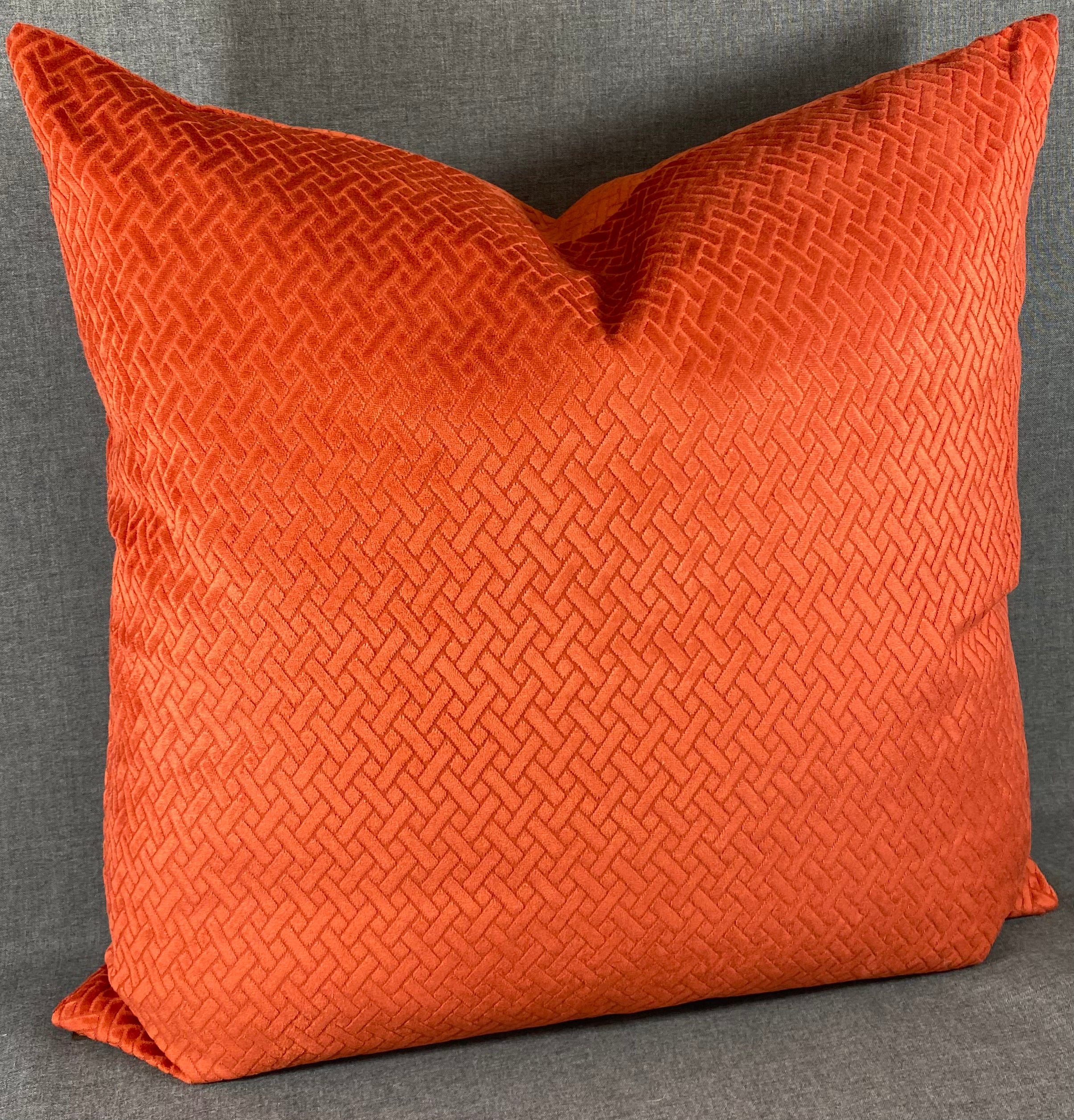 Luxury Pillow - 24" x 24" - Flex Paprika