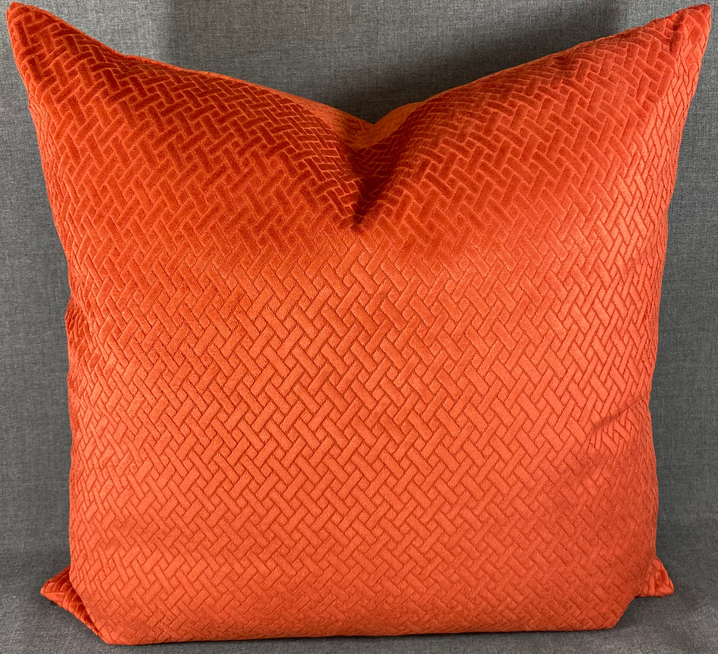 Luxury Pillow - 24" x 24" - Flex Paprika