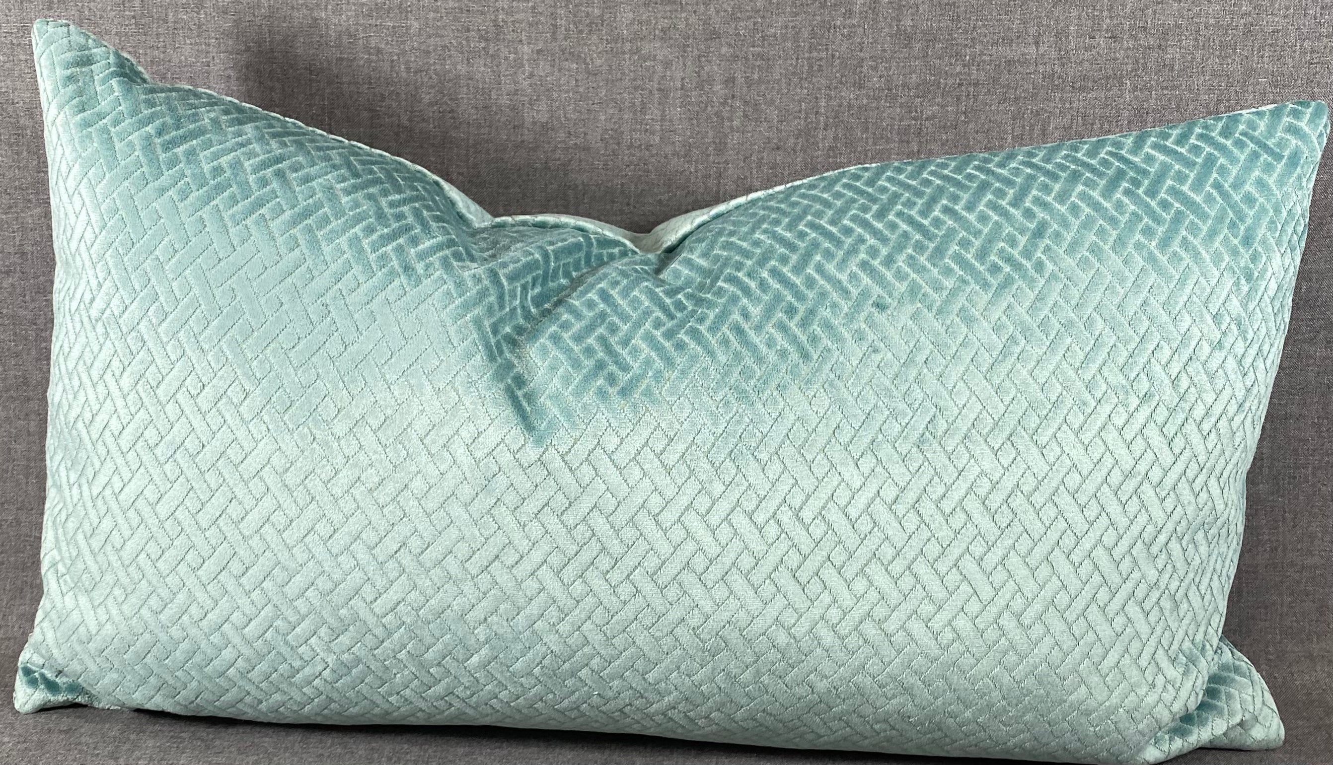 Luxury Lumbar Pillow - 24" x 14" - Flex Teal