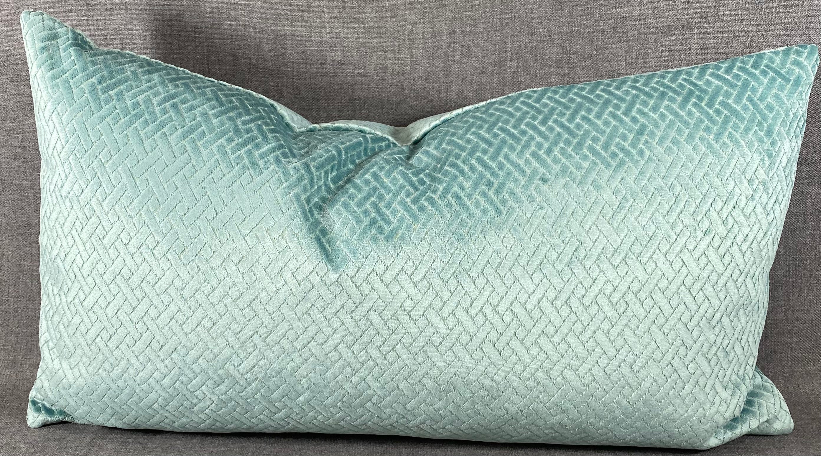 Luxury Lumbar Pillow - 24" x 14" - Flex Teal