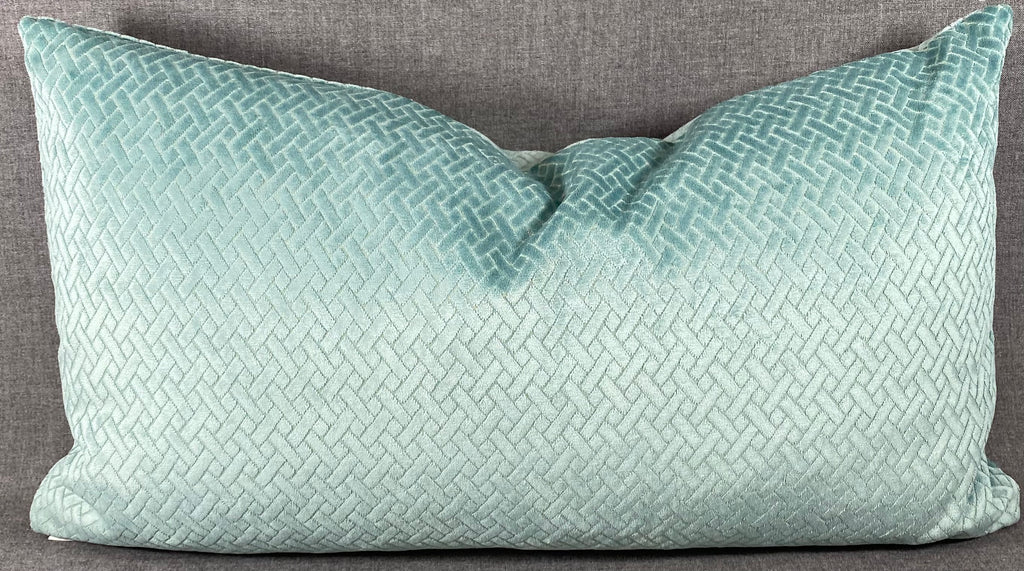 Luxury Lumbar Pillow - 24" x 14" - Flex Teal