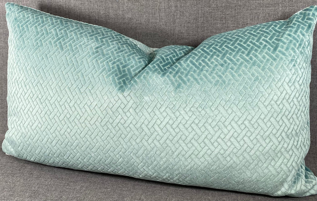 Luxury Lumbar Pillow - 24" x 14" - Flex Teal