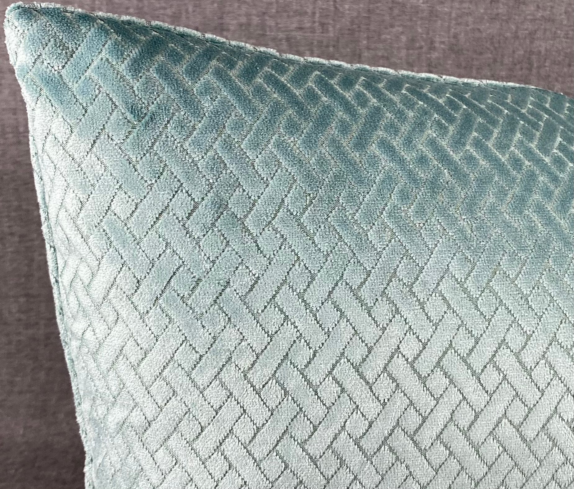 Luxury Lumbar Pillow - 24" x 14" - Flex Teal