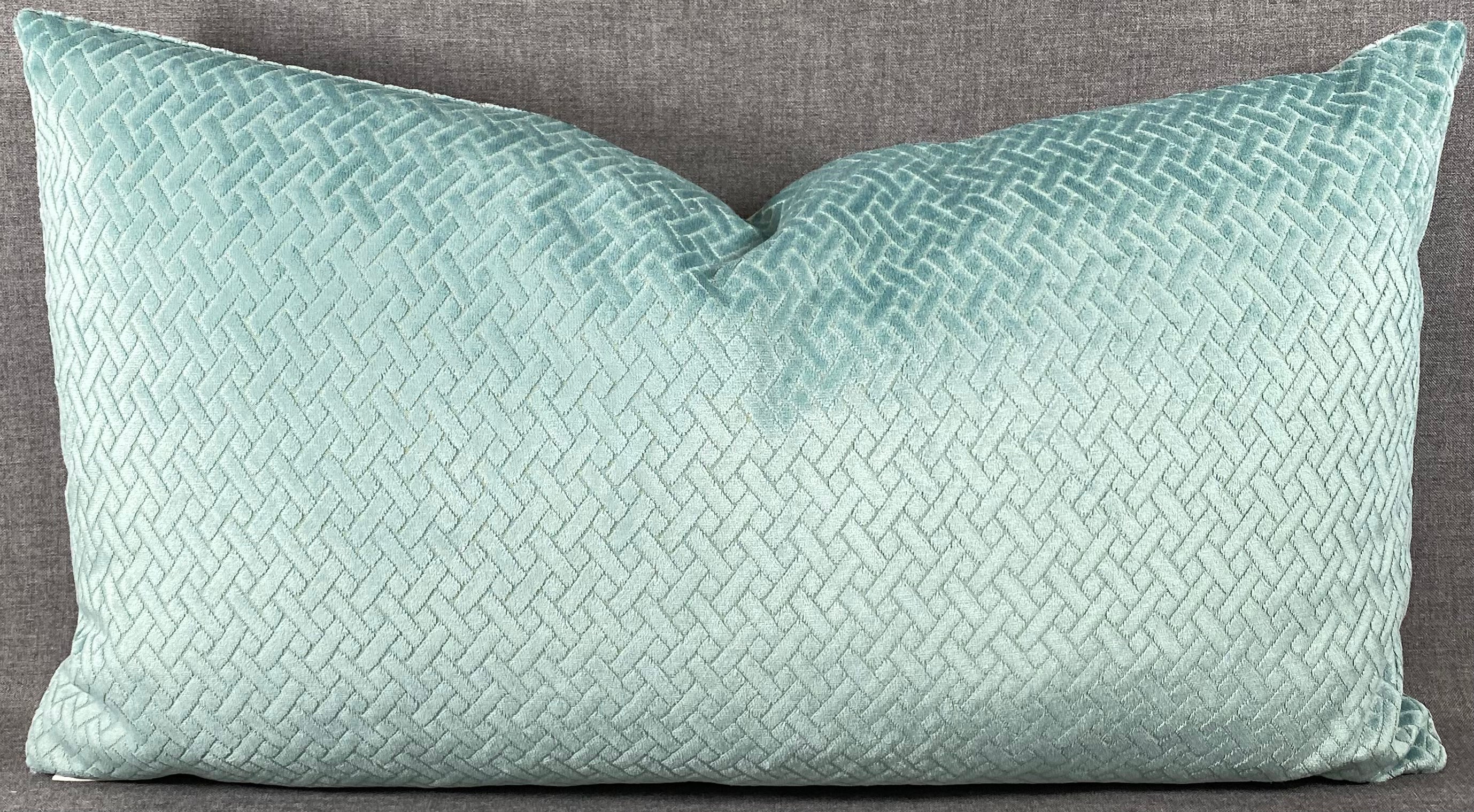 Luxury Lumbar Pillow - 24" x 14" - Flex Teal