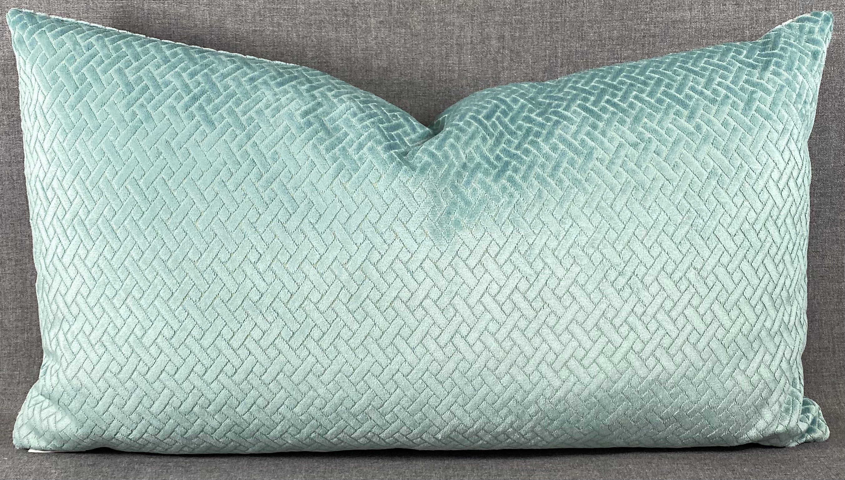 Luxury Lumbar Pillow - 24" x 14" - Flex Teal
