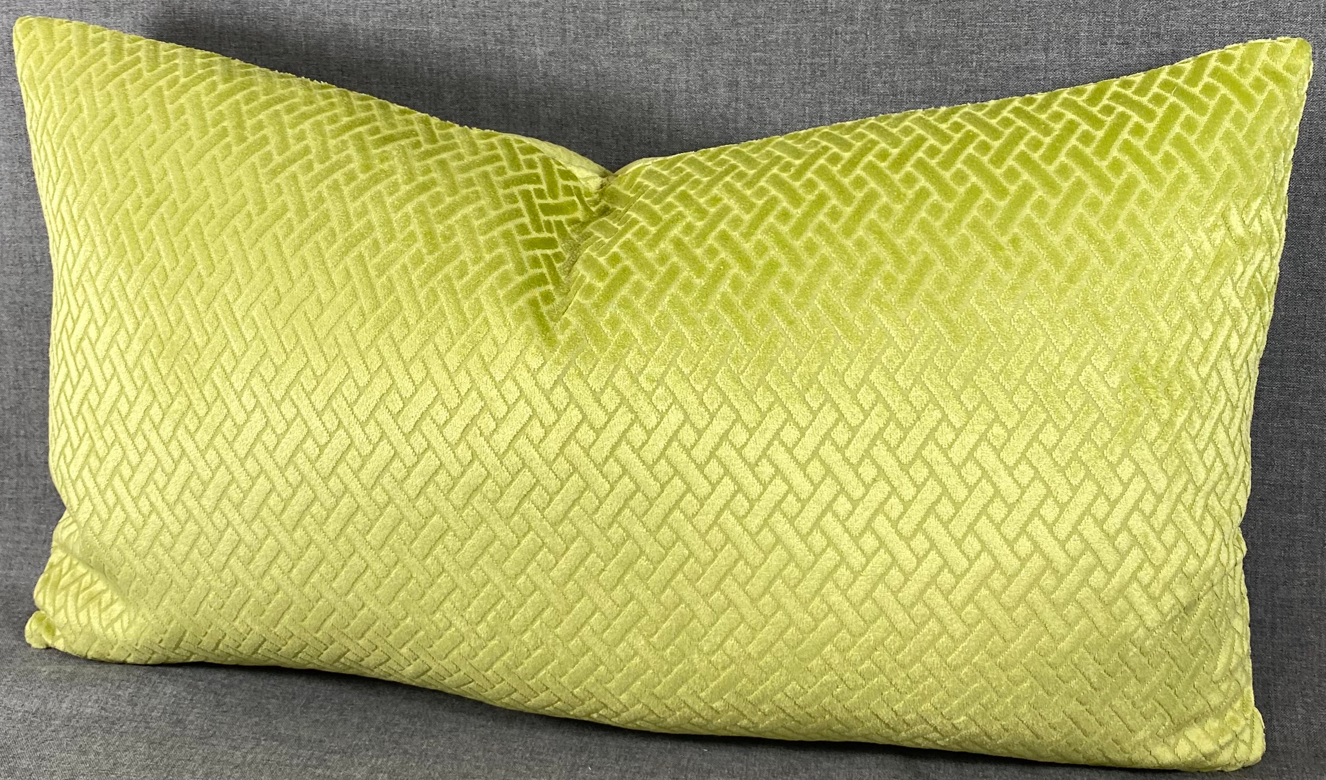 Luxury Lumbar Pillow - 24" x 14" - Flex Green