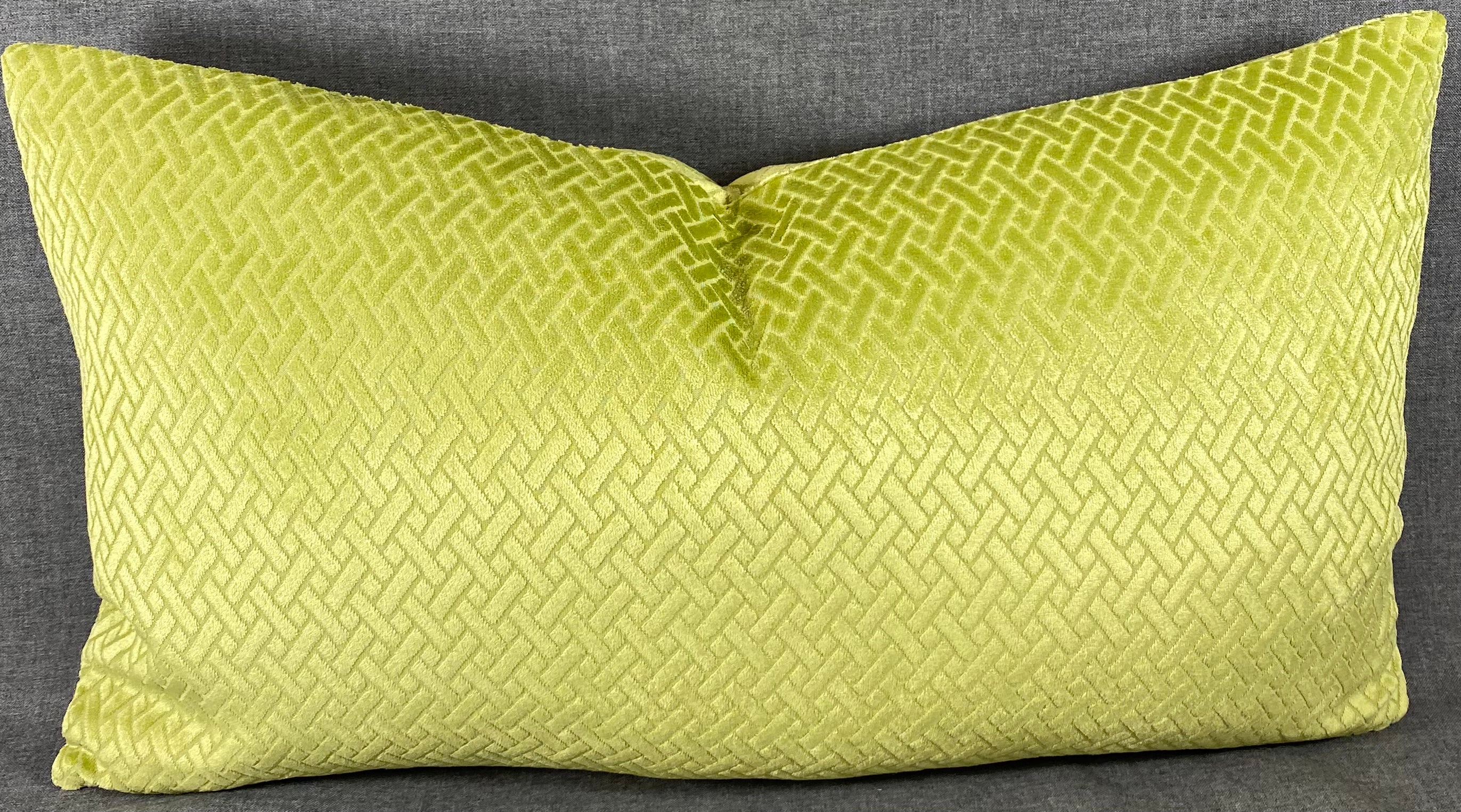 Luxury Lumbar Pillow - 24" x 14" - Flex Green