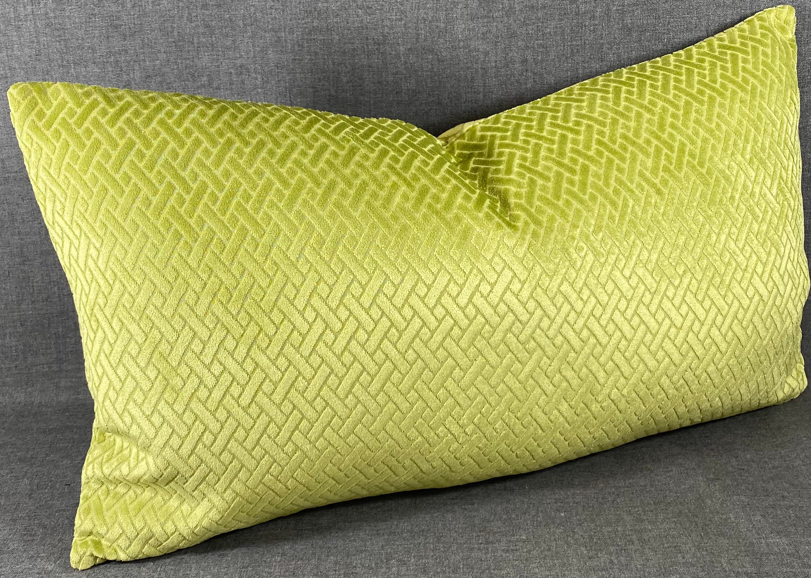 Luxury Lumbar Pillow - 24" x 14" - Flex Green