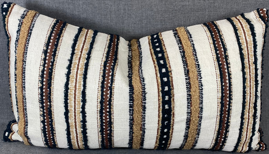 Luxury Lumbar Pillow - 24" x 14"- Zoie Umber