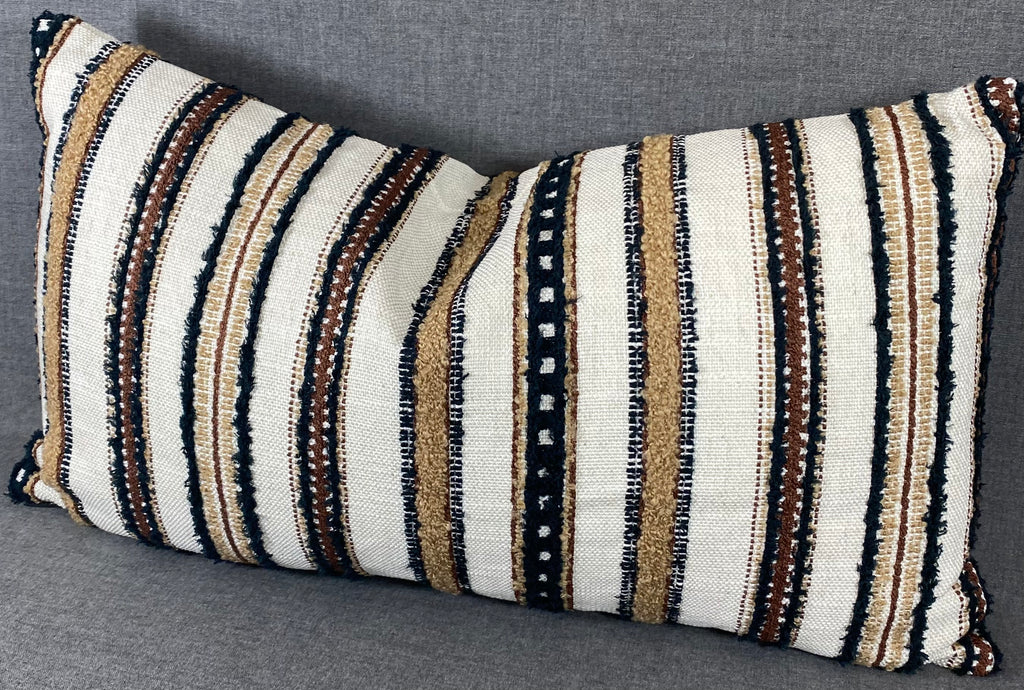 Luxury Lumbar Pillow - 24" x 14"- Zoie Umber