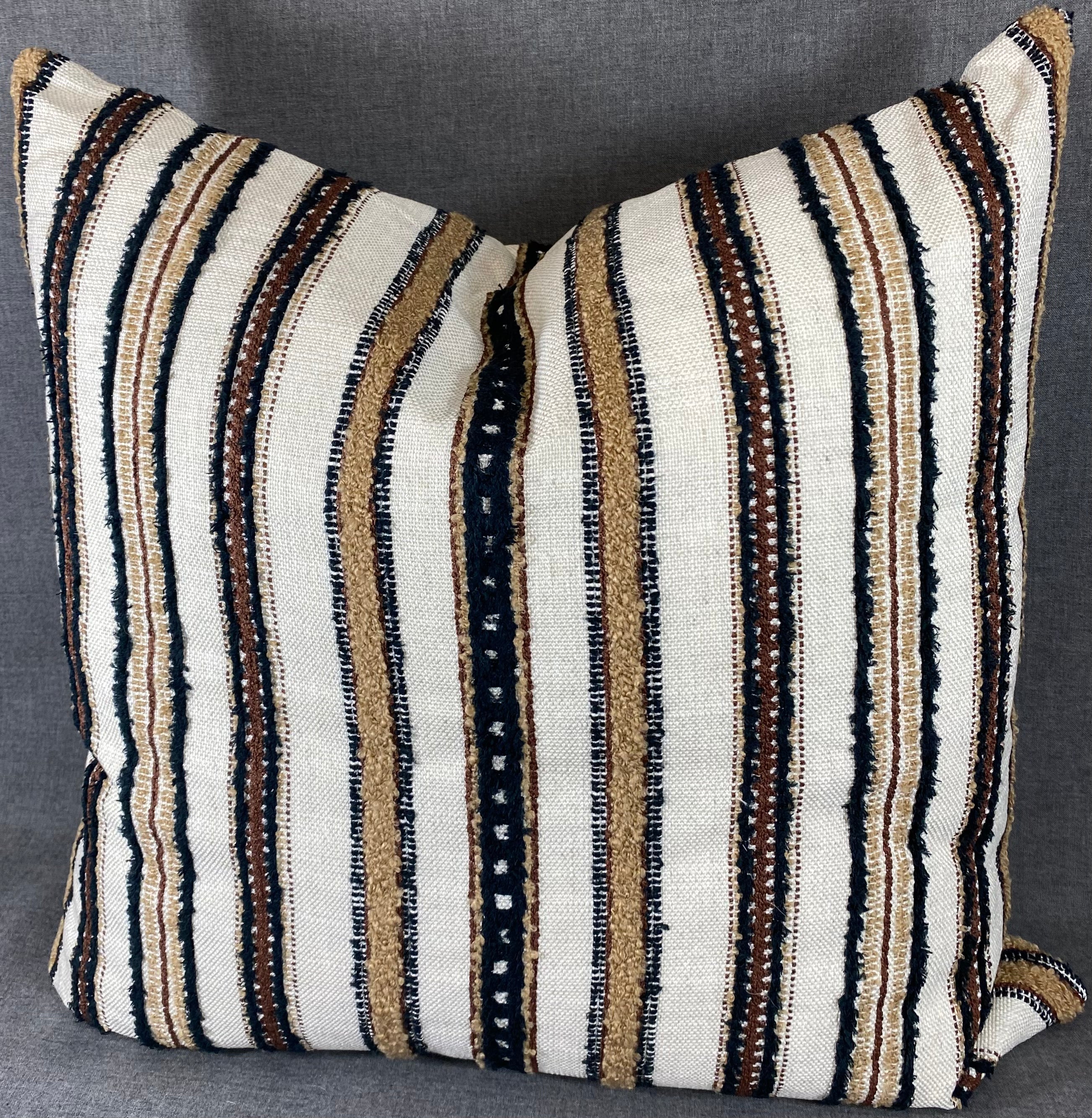 Luxury Pillow -  24" x 24" -  Zoie Umber
