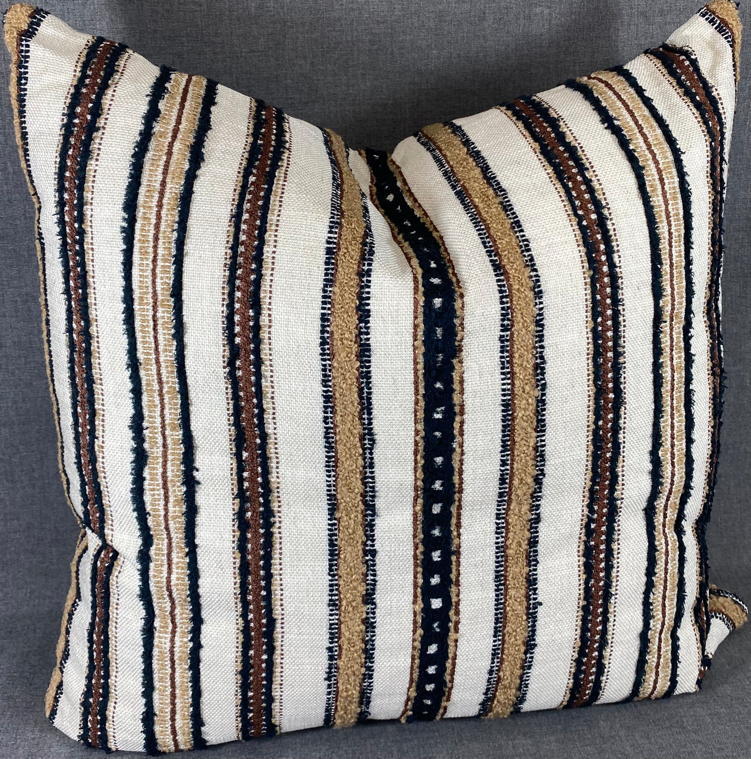 Luxury Pillow -  24" x 24" -  Zoie Umber