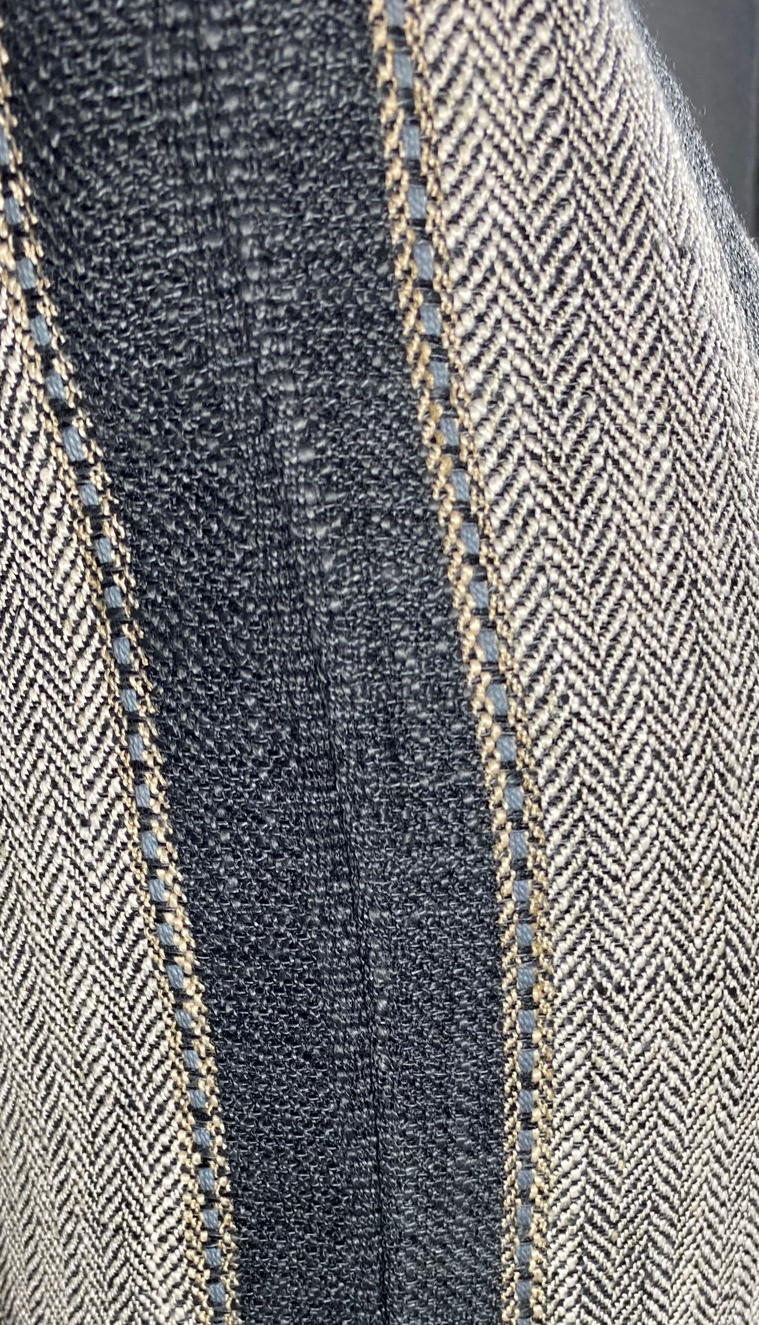 Luxury Pillow -  24" x 24" -  Natural Weave Charcoal