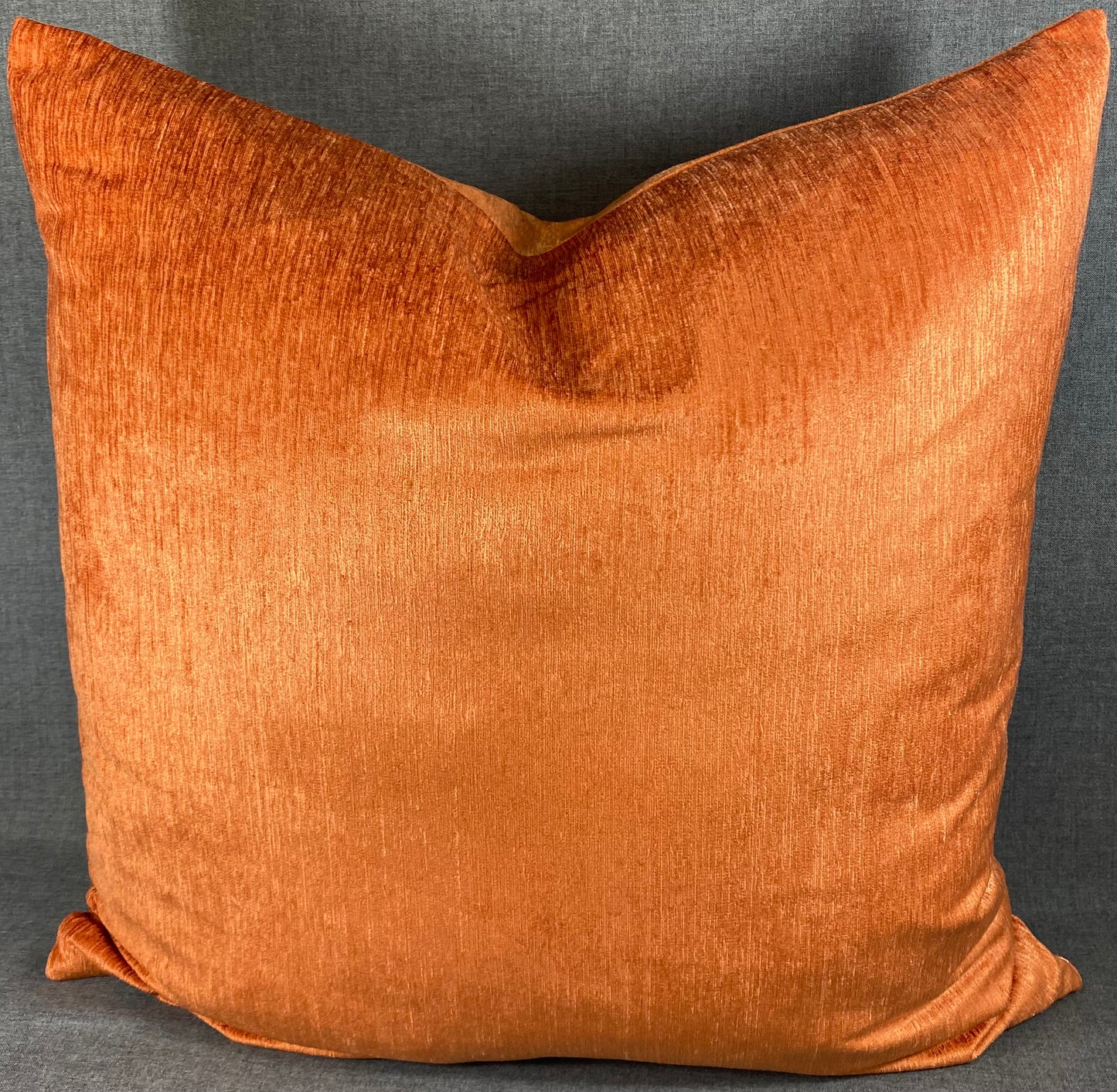 Luxury Pillow -  24" x 24" -  Empress Casandra Orange - Double Front