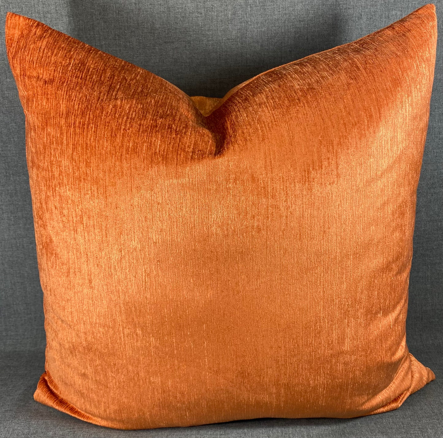Luxury Pillow -  24" x 24" -  Empress Casandra Orange - Double Front
