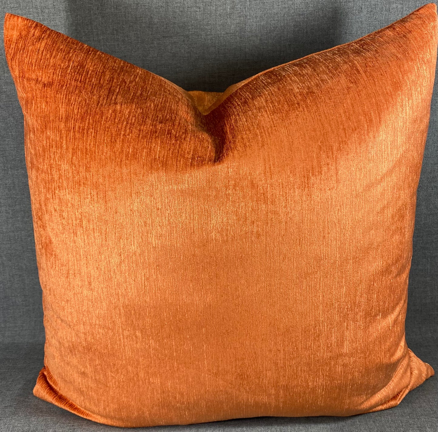 Luxury Pillow -  24" x 24" -  Empress Casandra Orange - Double Front