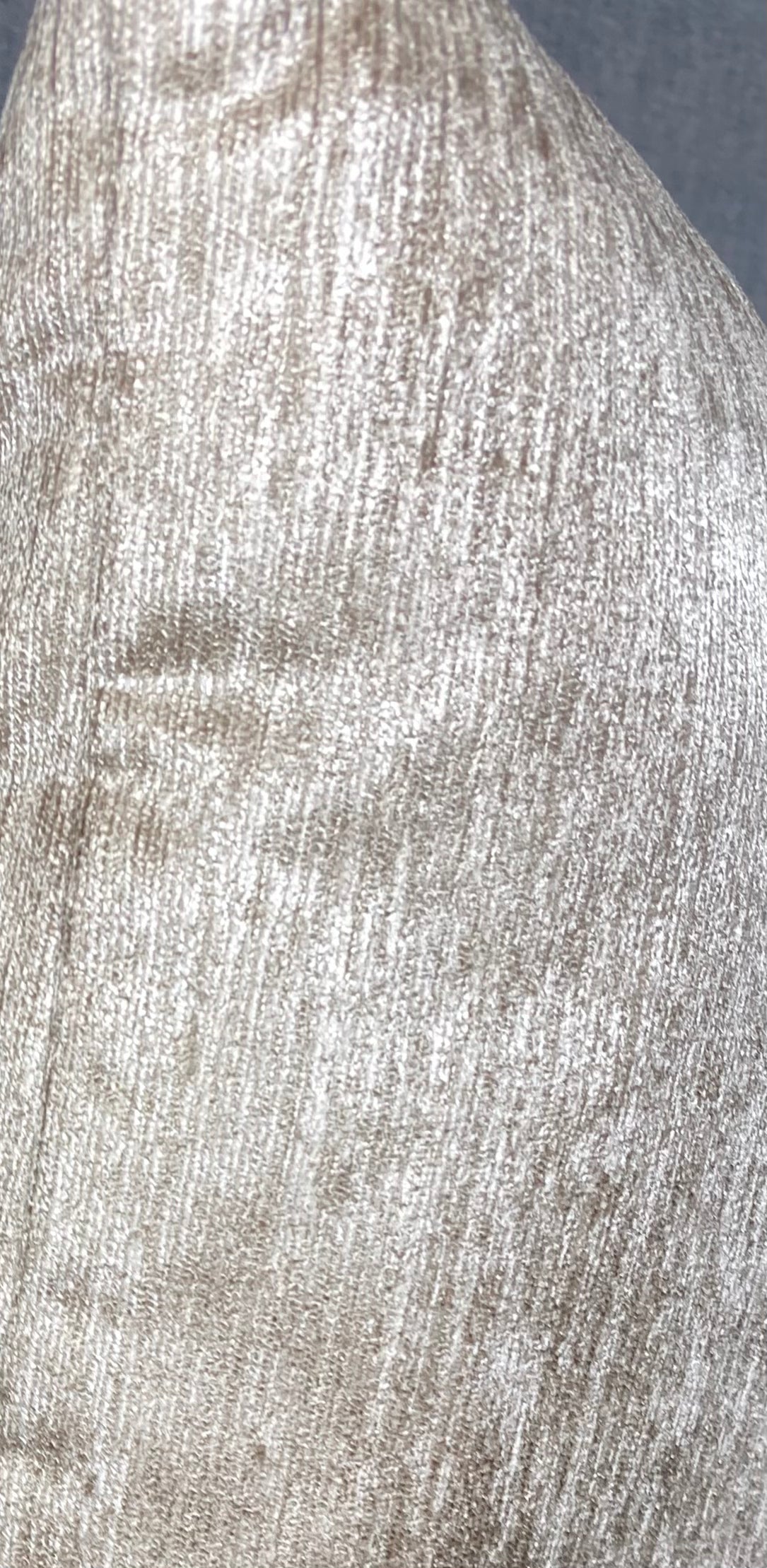 Luxury Lumbar Pillow - 24" x 14"- Empress Casandra Sand Double Front