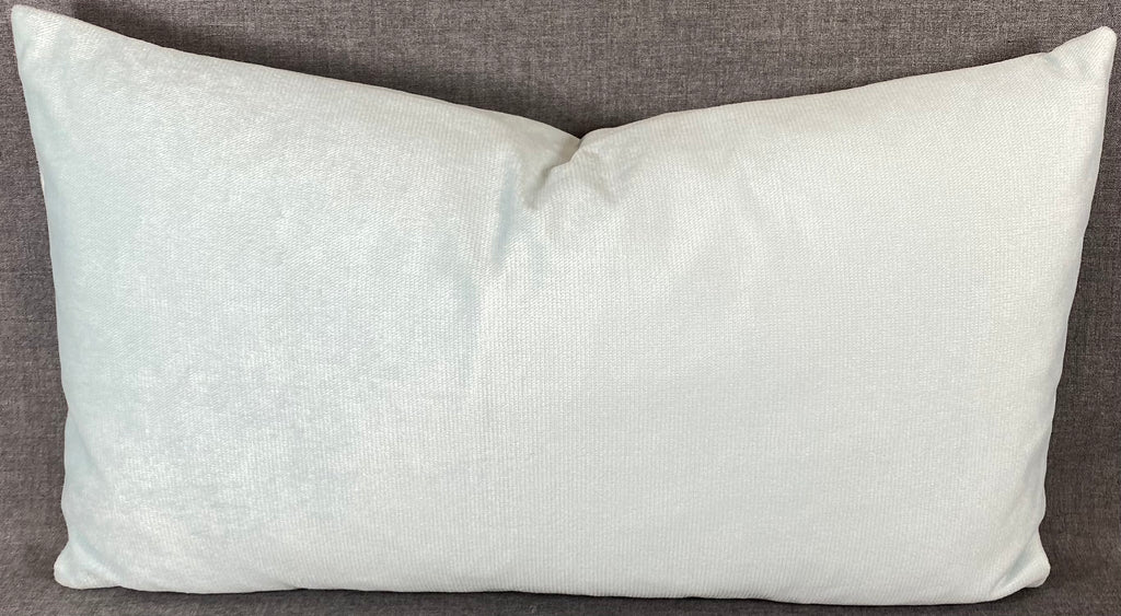 Luxury Lumbar Pillow - 24" x 14" - Belvedere Mist