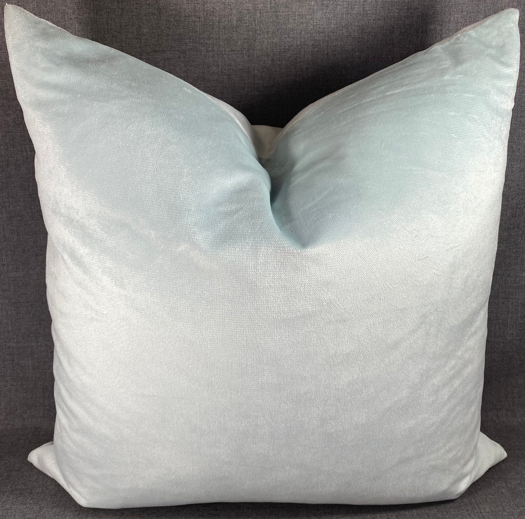 Luxury Pillow – 24" × 24" – Belvedere Mist