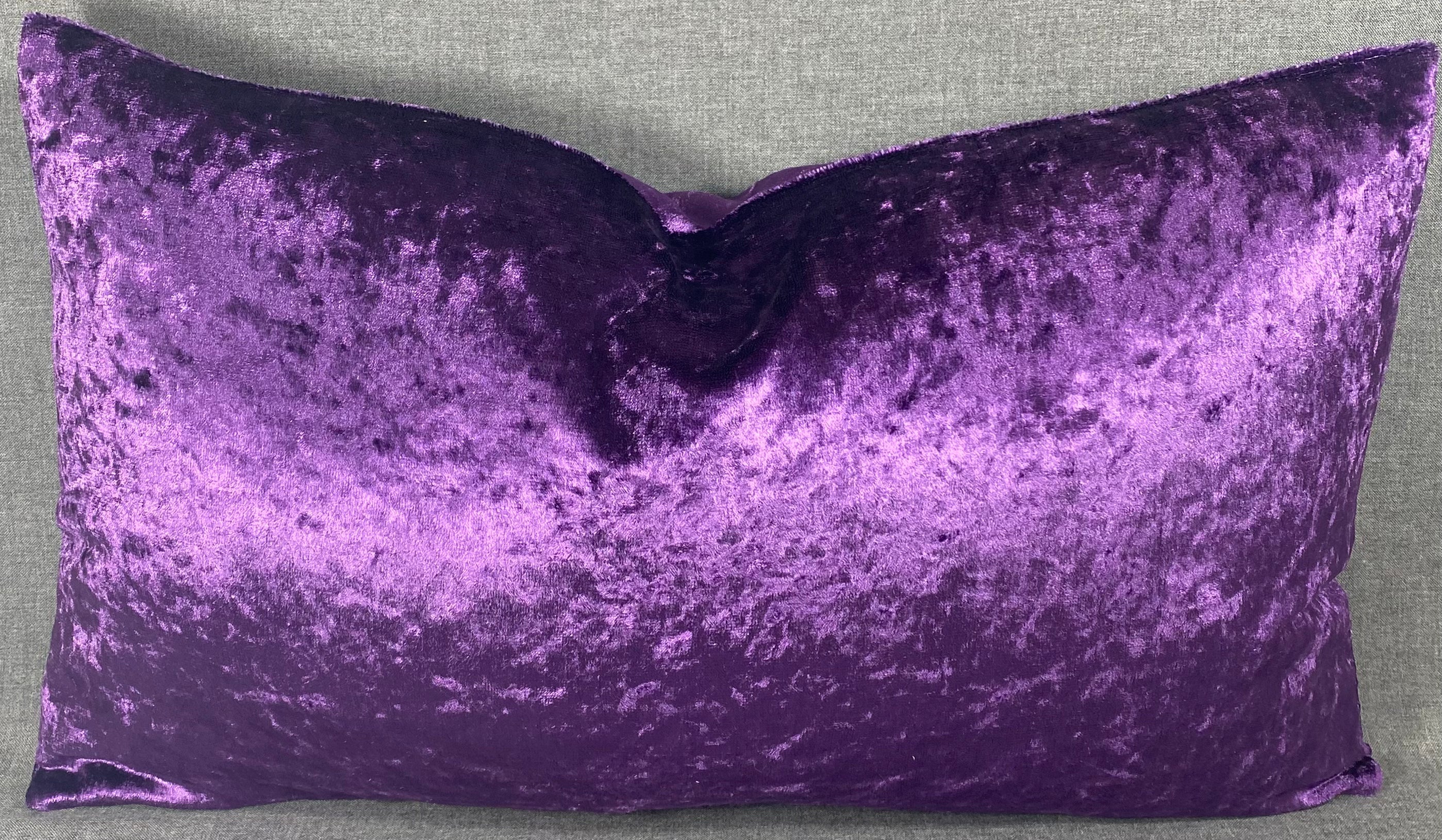 Luxury Lumbar Pillow - 24" x 14" - Plum Crazy Purple