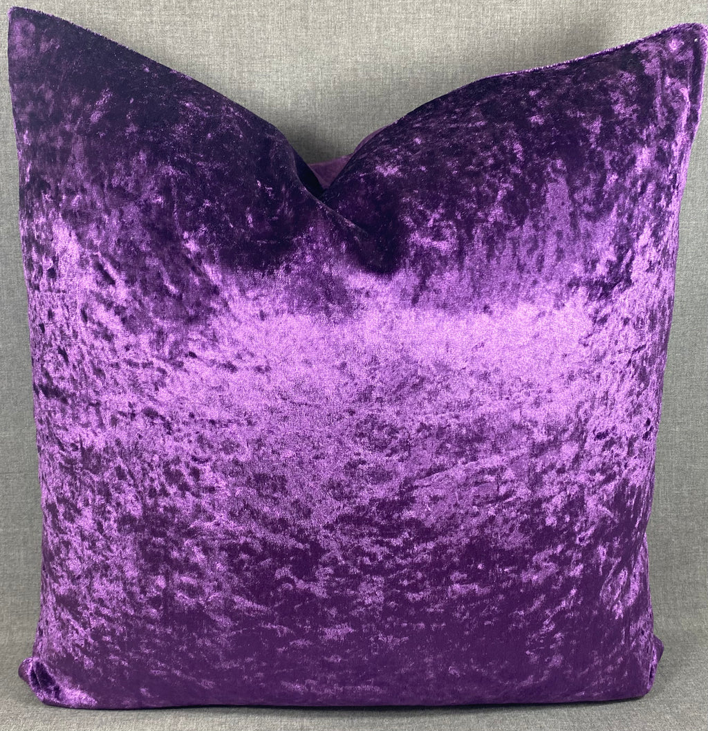 Luxury Pillow - 24" x 24" - Plum Crazy Purple