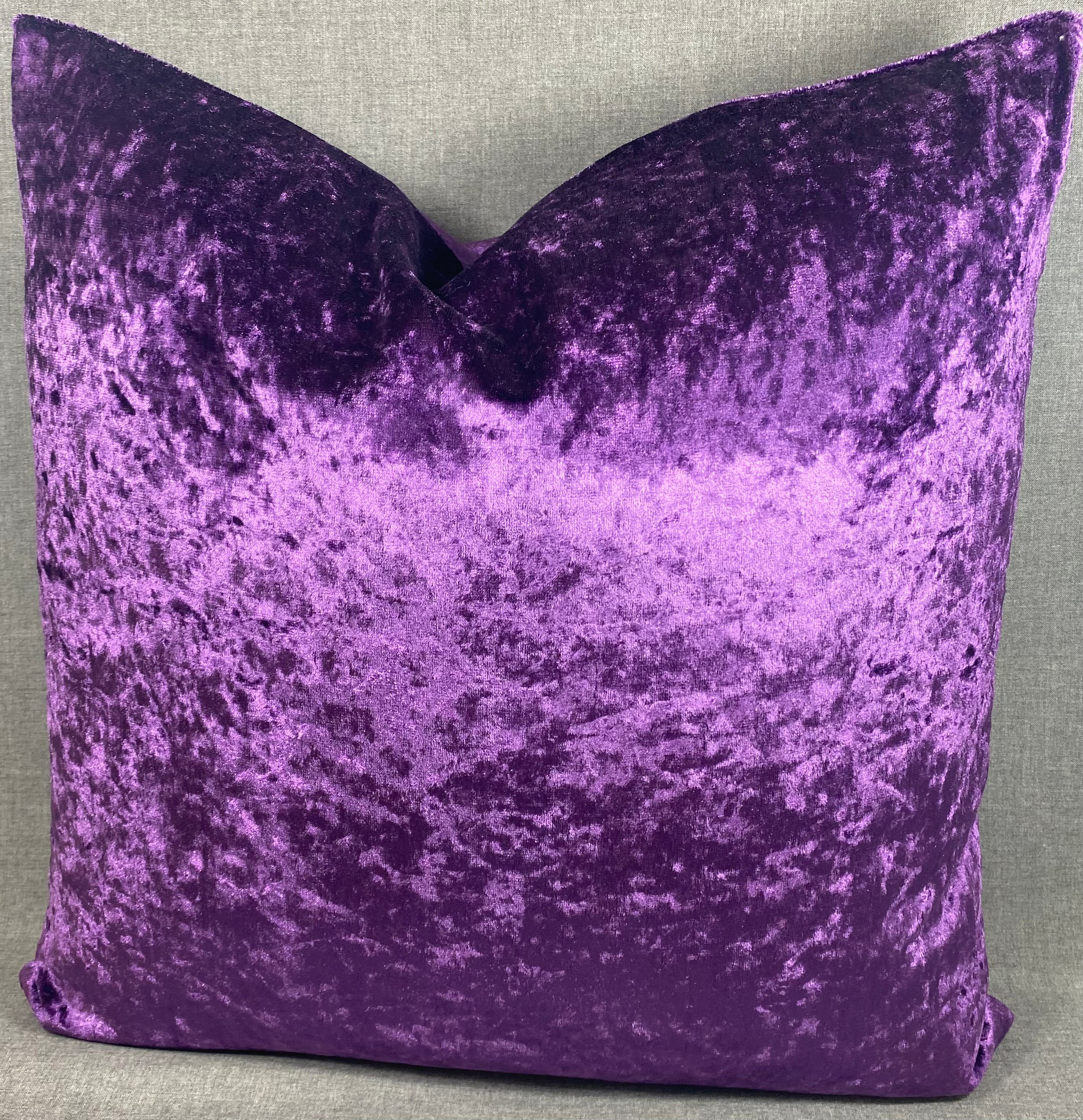 Luxury Pillow - 24" x 24" - Plum Crazy Purple