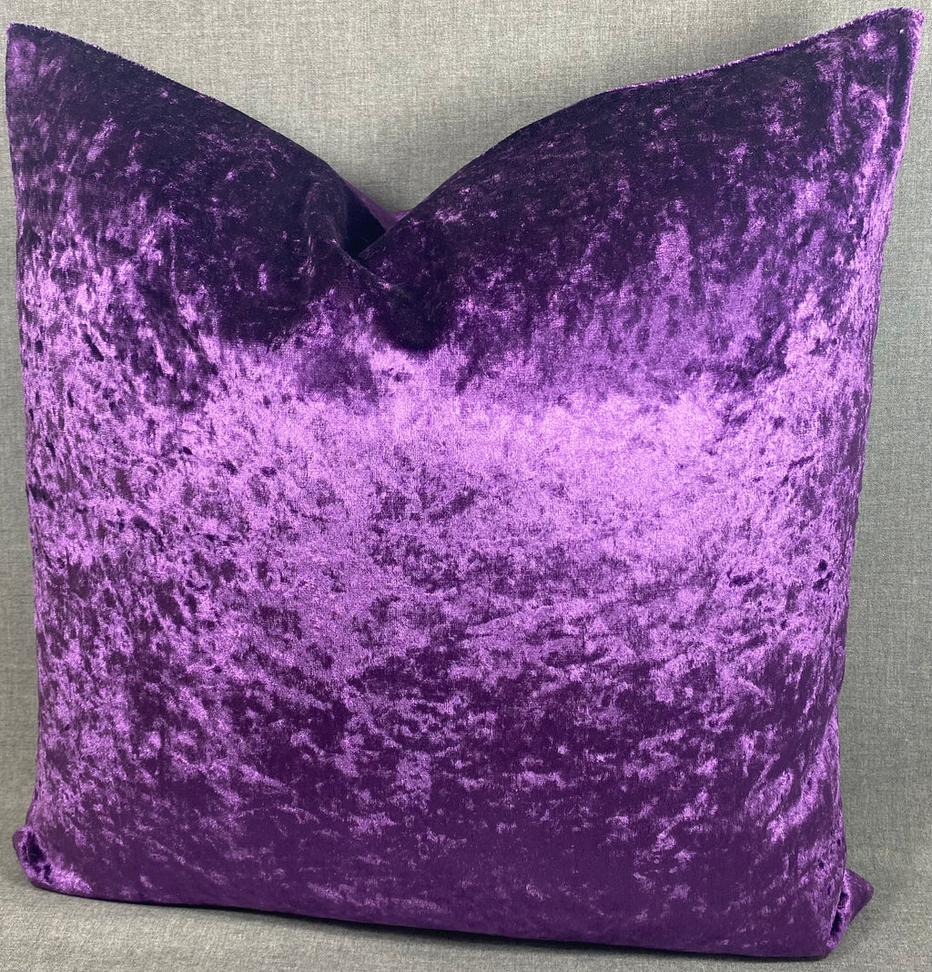 Luxury Pillow - 24" x 24" - Plum Crazy Purple