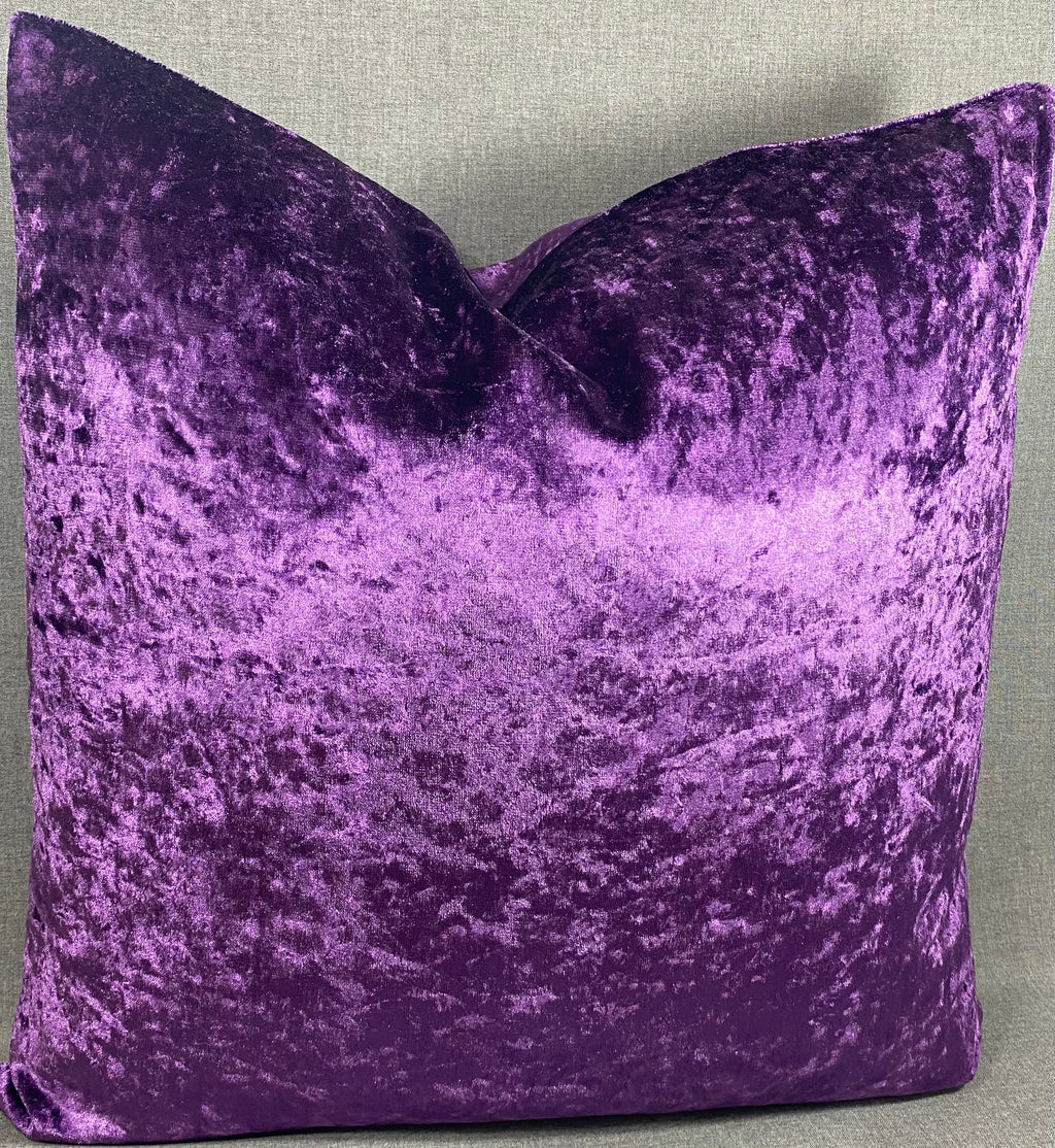 Luxury Pillow - 24" x 24" - Plum Crazy Purple