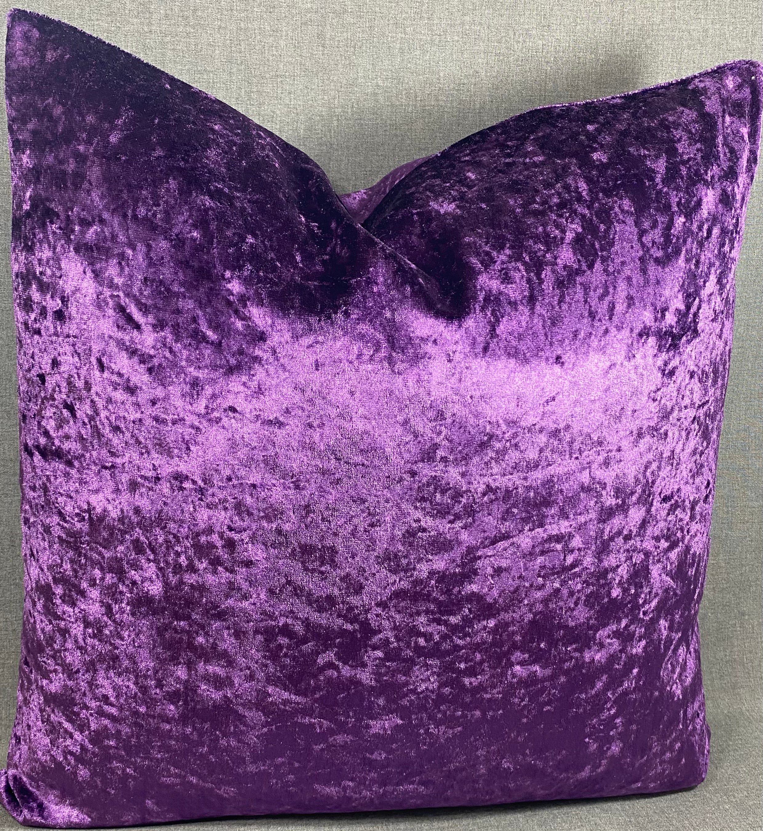 Luxury Pillow - 24" x 24" - Plum Crazy Purple