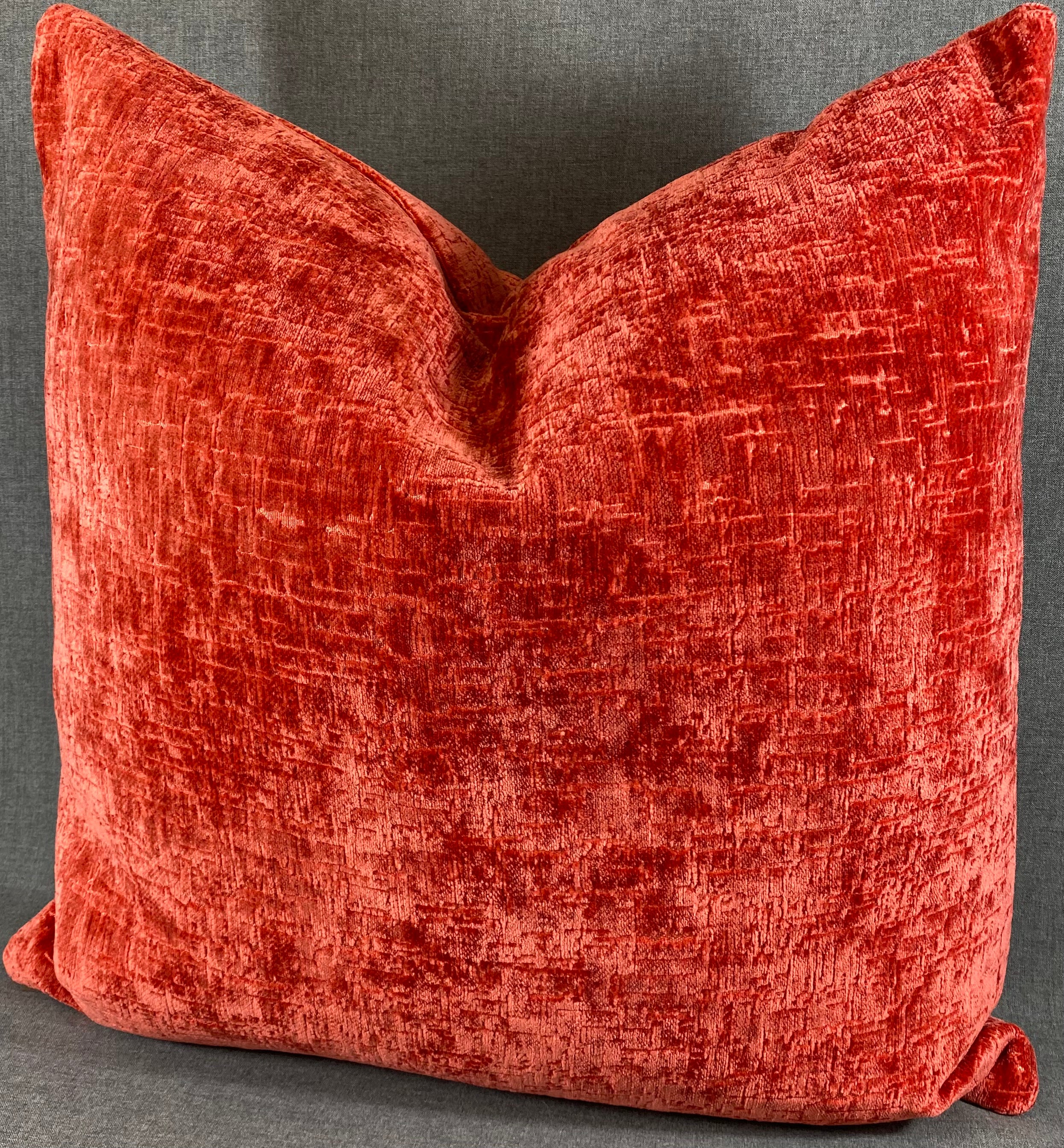 Luxury Pillow - 24" x 24"- Felicity Coral