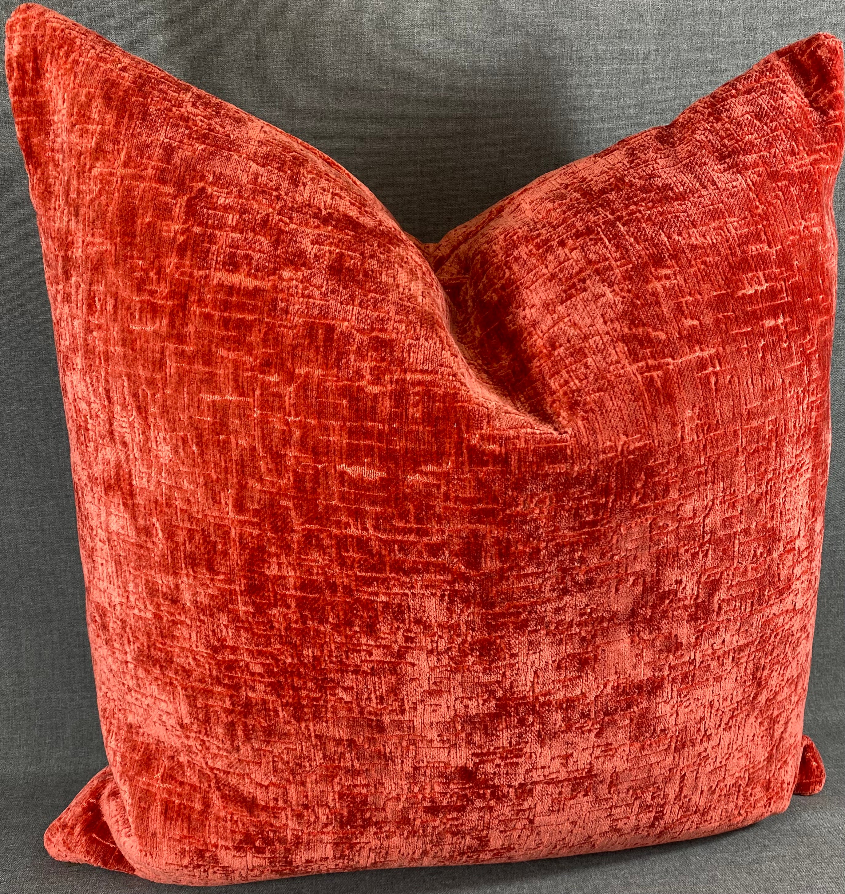 Luxury Pillow - 24" x 24"- Felicity Coral
