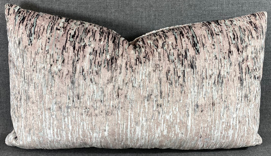 Luxury Lumbar Pillow - 24" x 14" -  Yanbu Blush
