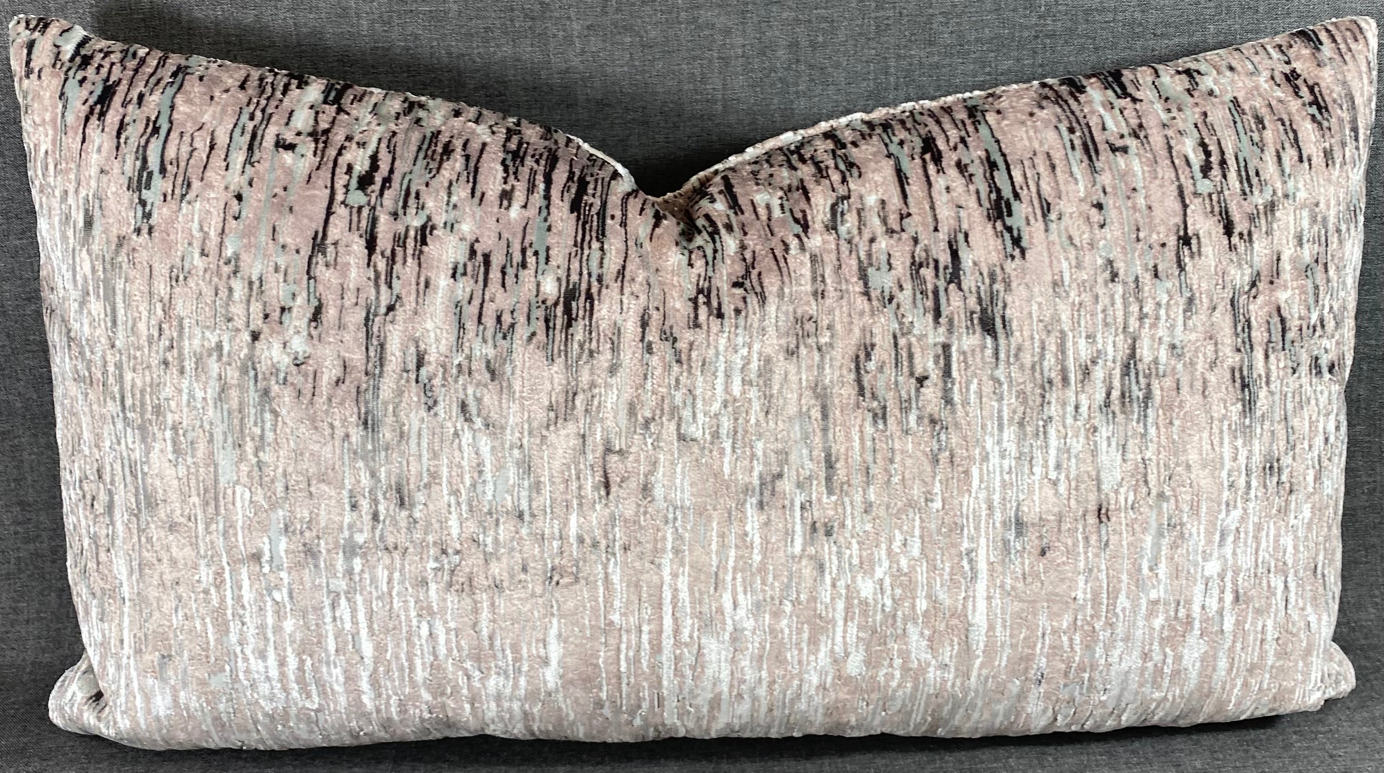 Luxury Lumbar Pillow - 24" x 14"- Yanbu Blush
