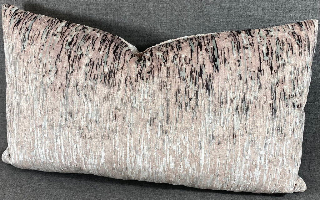 Luxury Lumbar Pillow - 24" x 14"- Yanbu Blush