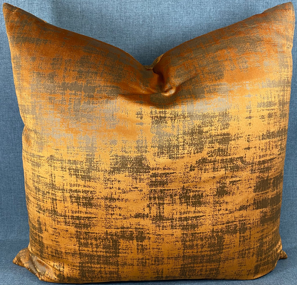 Luxury Pillow – 24" × 24" – Fresco Saffron