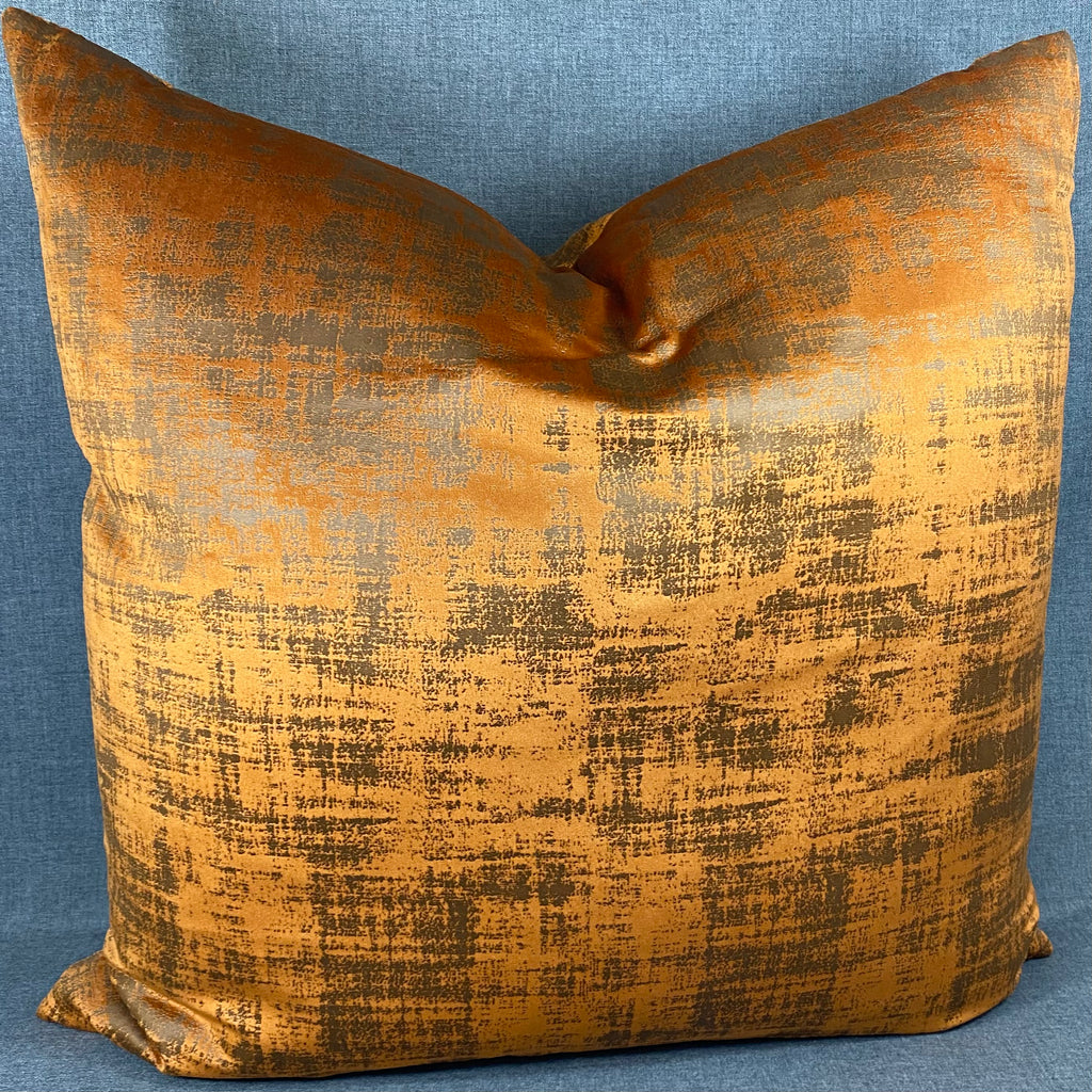 Luxury Pillow – 24" × 24" – Fresco Saffron