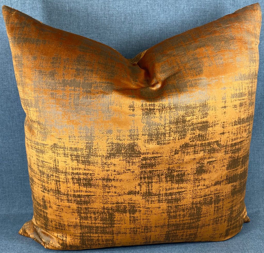 Luxury Pillow – 24" × 24" – Fresco Saffron