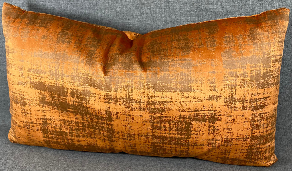 Luxury Lumbar Pillow - 24" x 14"- Fresco Saffron