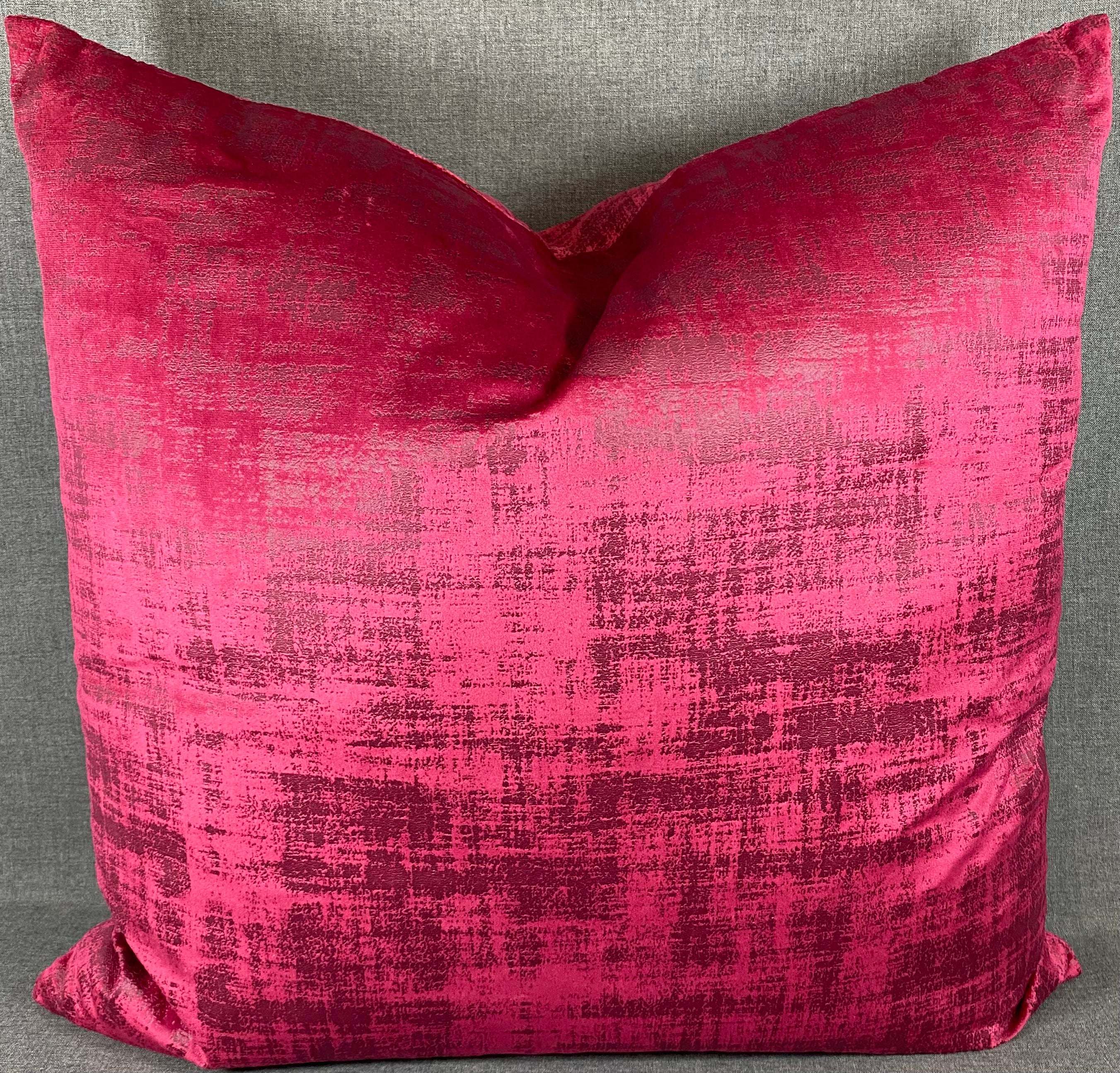 Luxury Pillow - 24” x 24”- Fresco Fuchsia