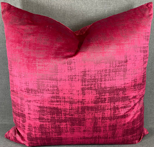 Luxury Pillow - 24” x 24” - Fresco Fuchsia