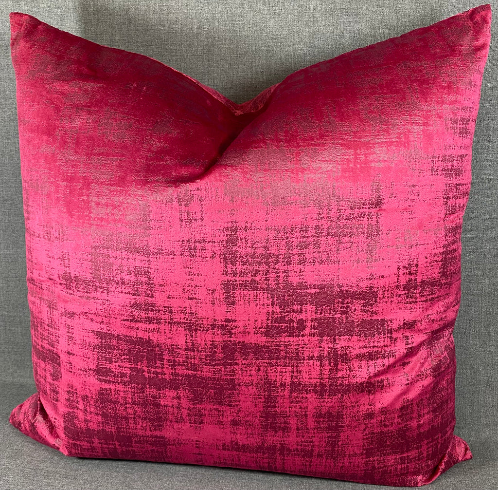 Luxury Pillow - 24” x 24”- Fresco Fuchsia